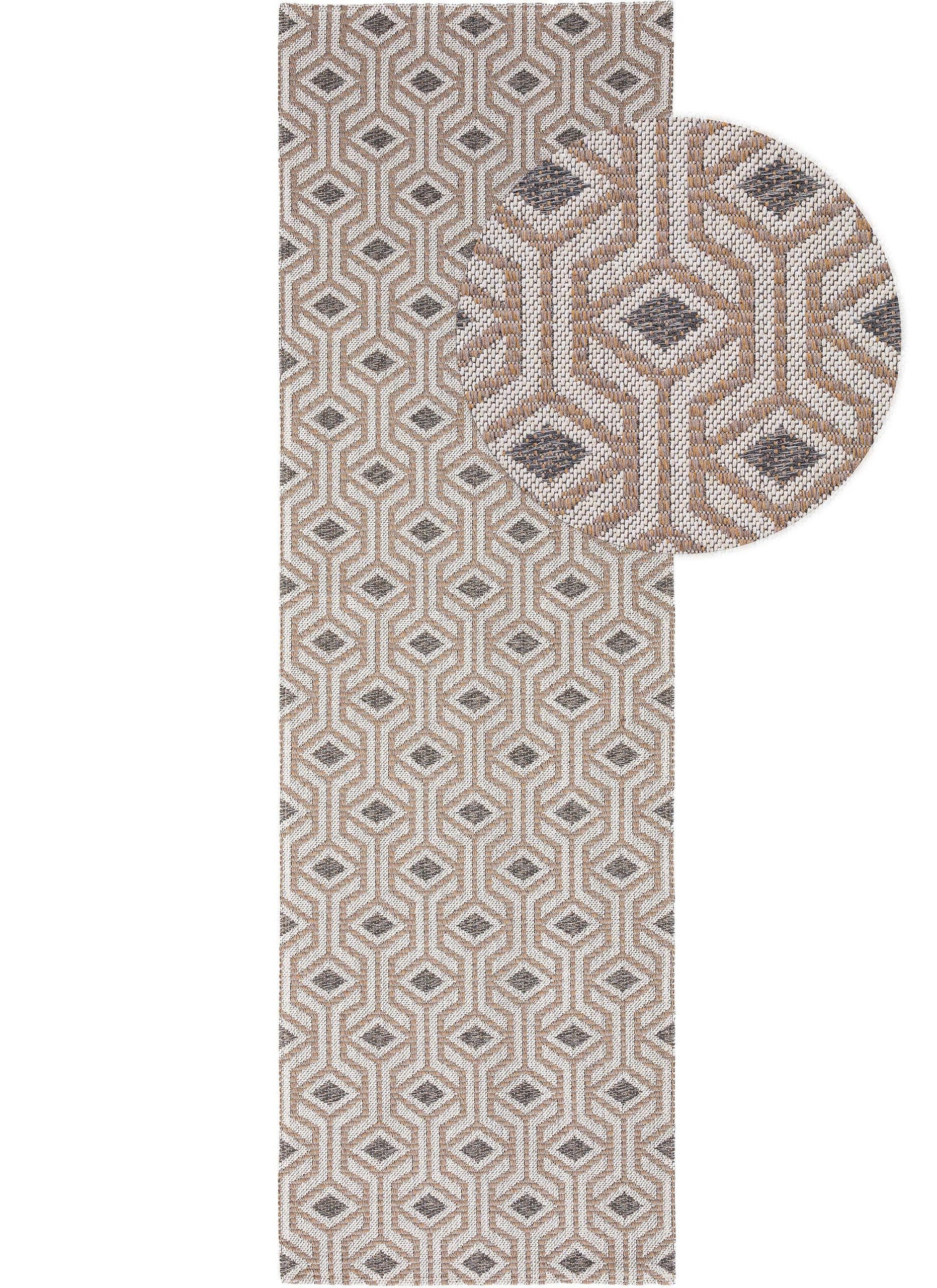 Tapis lavable en coton Cooper /Jaune
