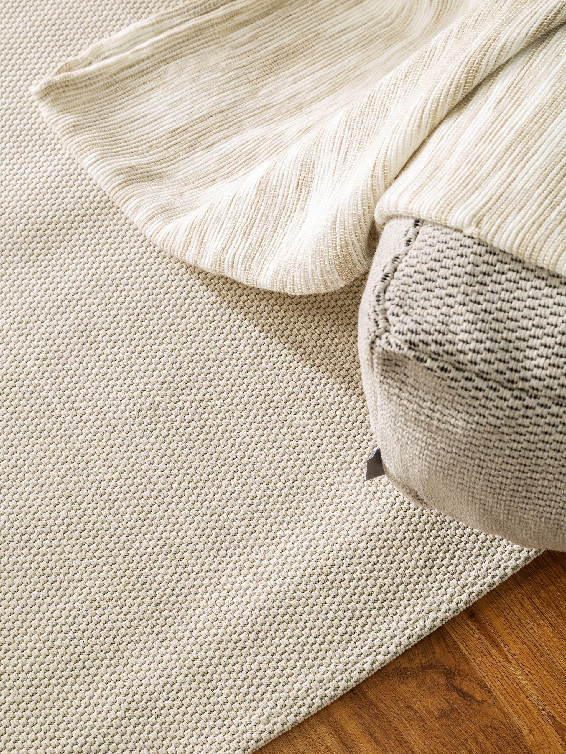 Waschbarer Baumwollteppich Cooper Cream/Anthrazit