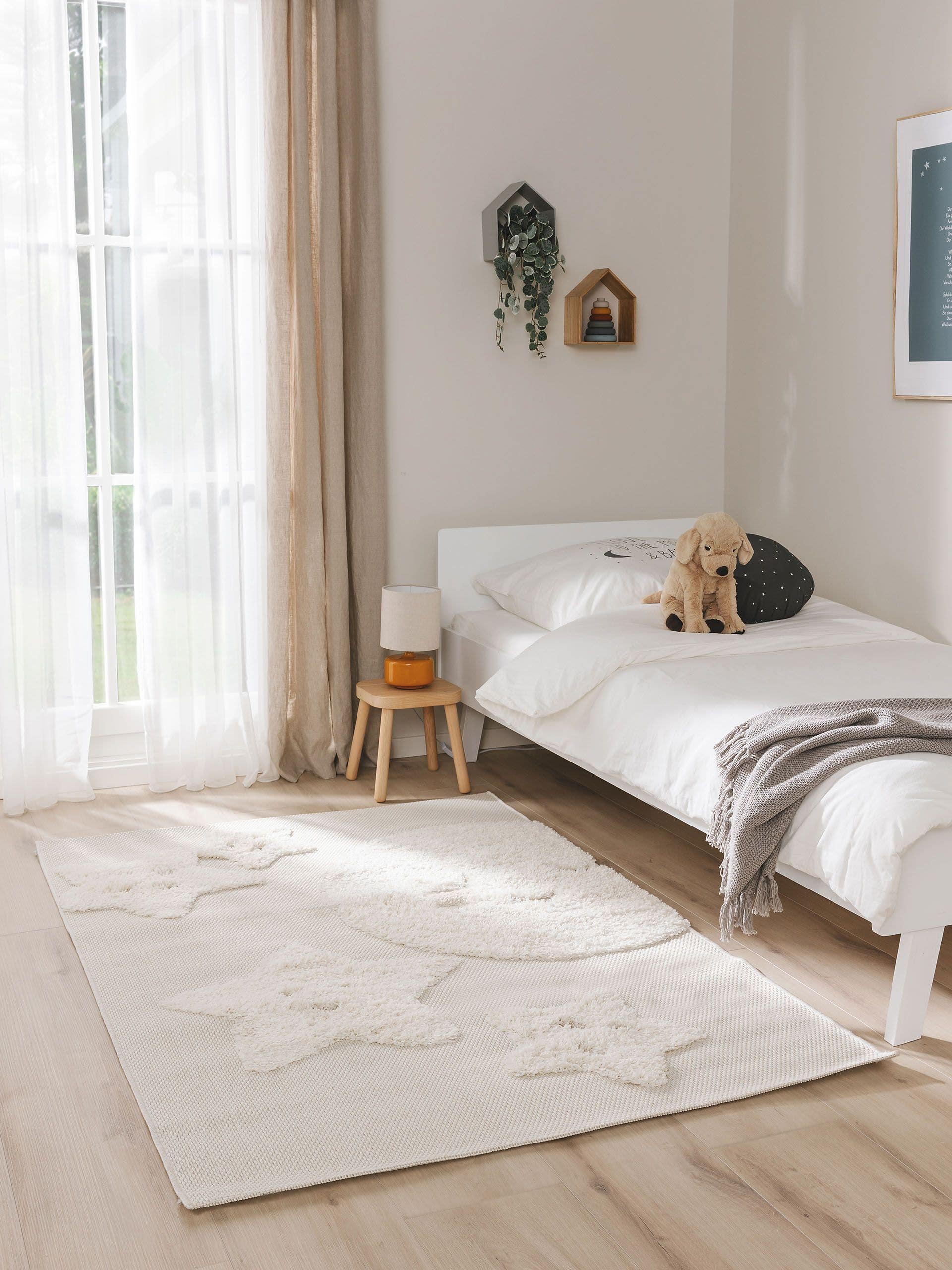 Tapis enfant Carlo Crème