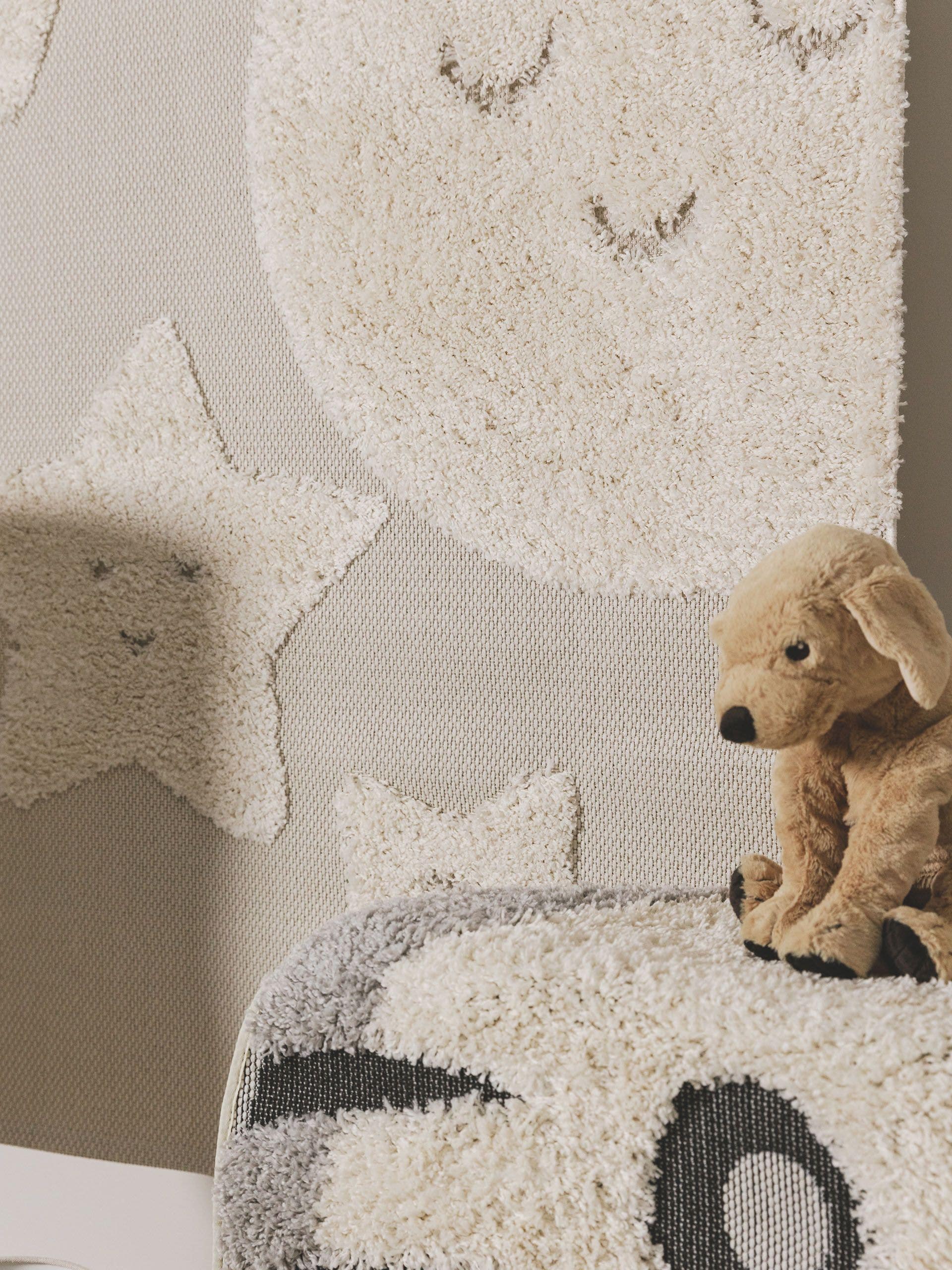 Tapis enfant Carlo Crème