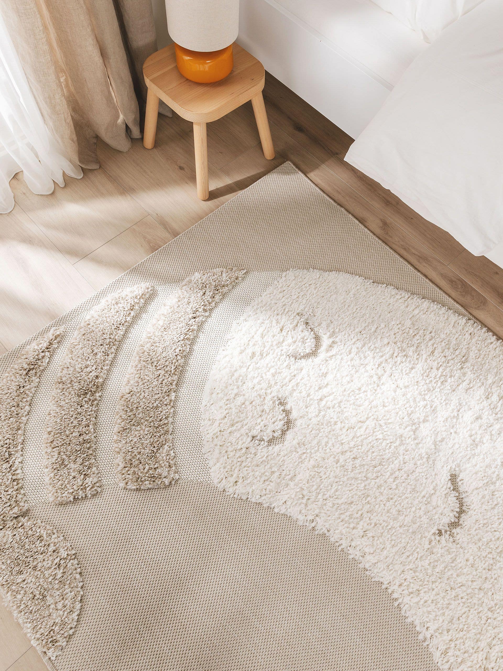 Tapis enfant Carlo Crème/Taupe