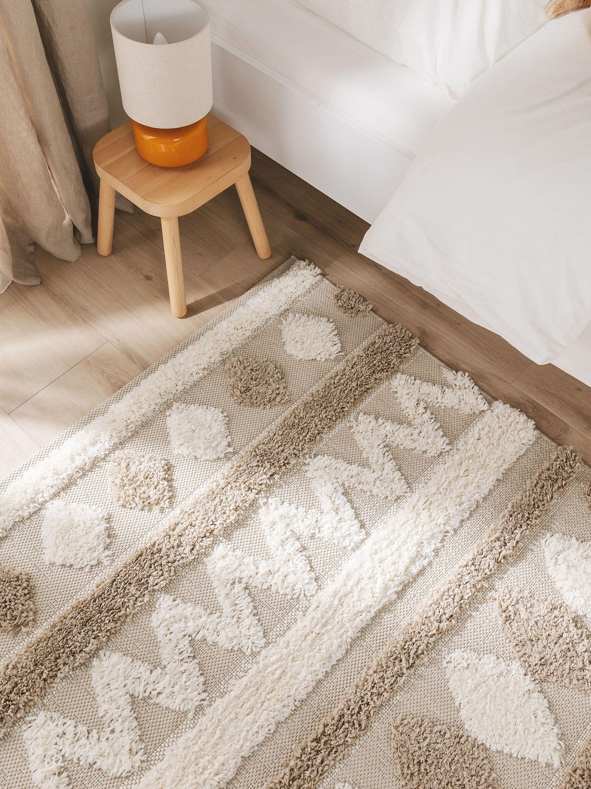 Tapis enfant Carlo Crème/Taupe