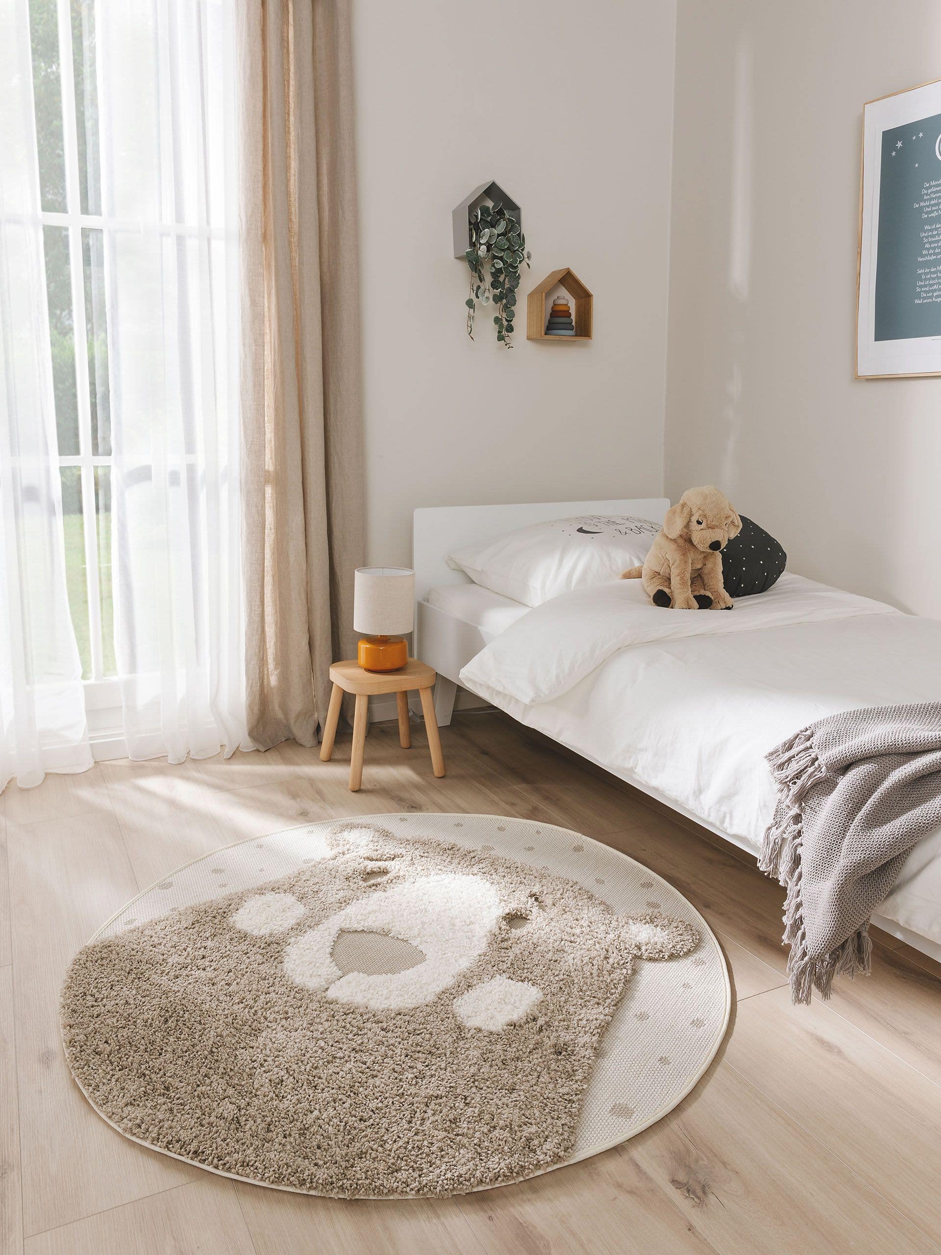 Kinderteppich Carlo Cream/Taupe