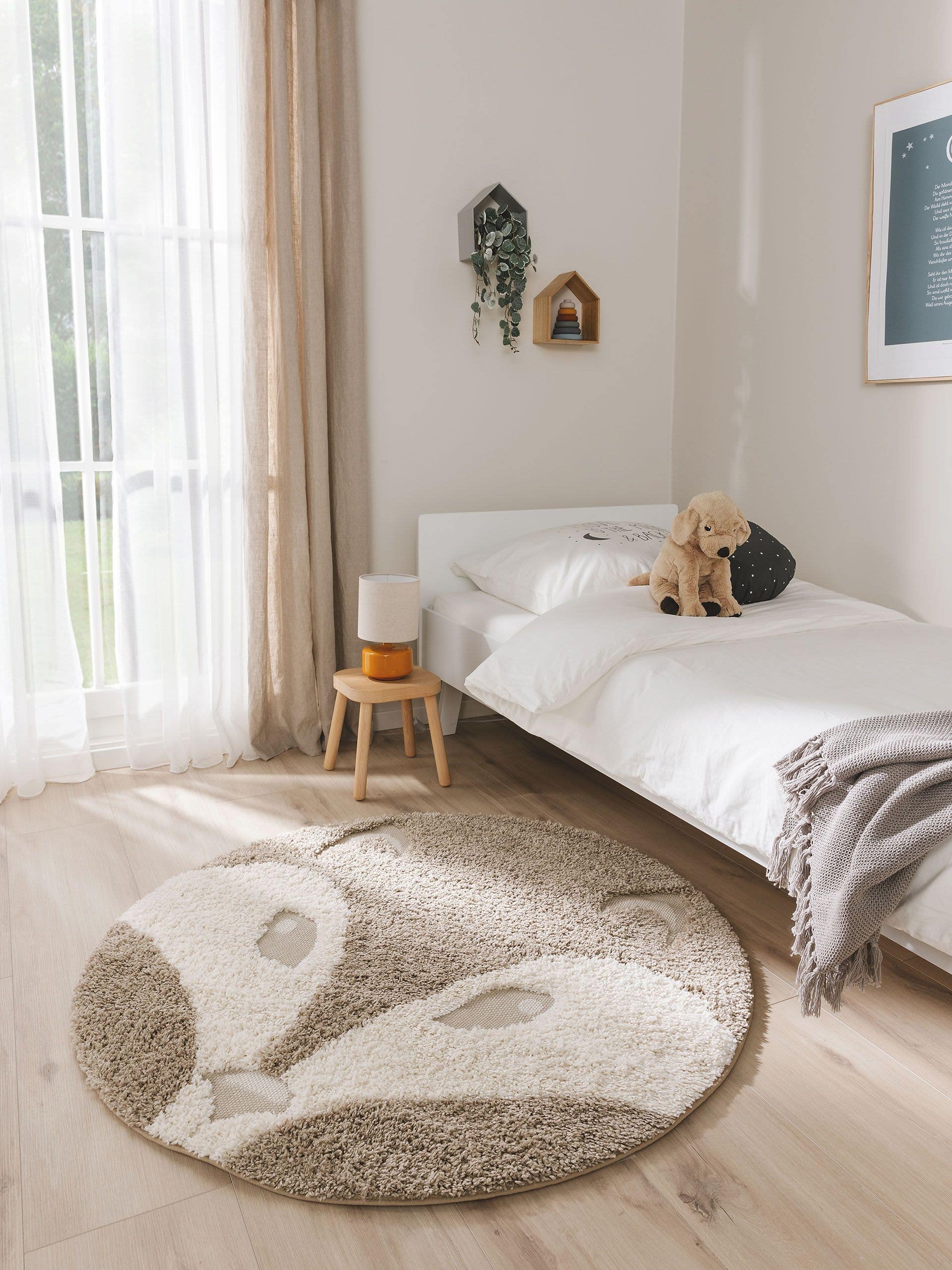 Kinderteppich Carlo Cream/Taupe