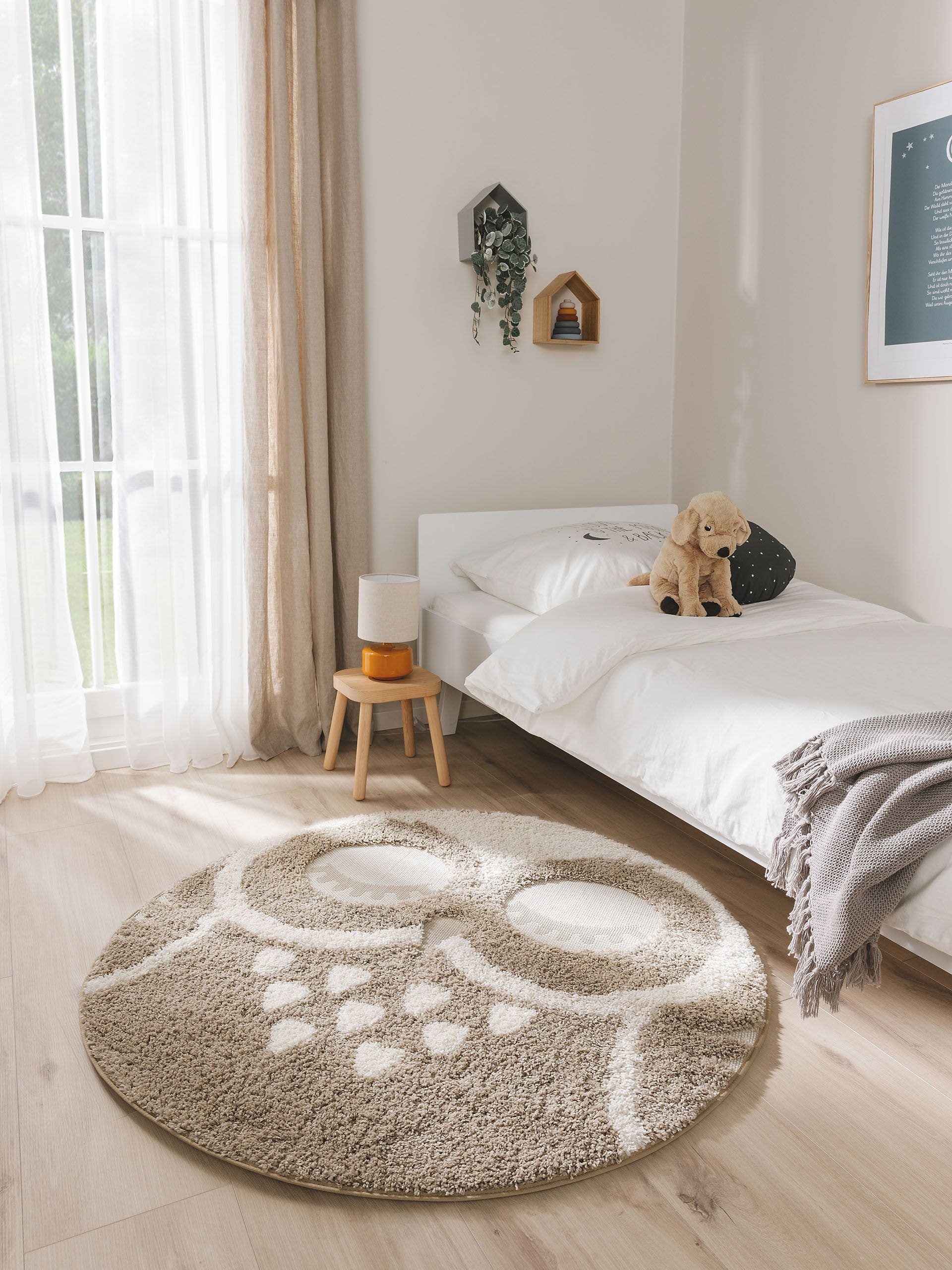 Kinderteppich Carlo Cream/Taupe