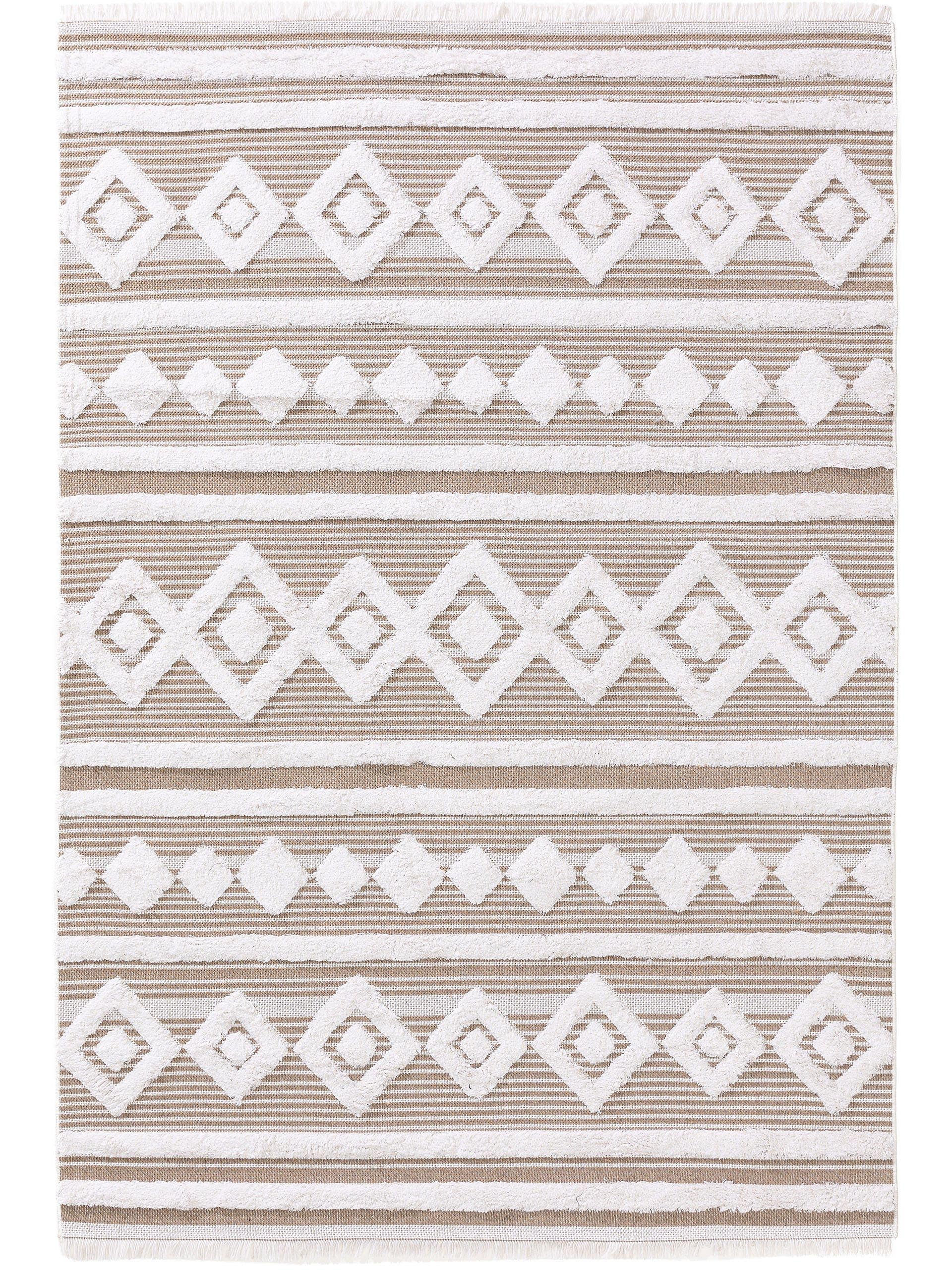 Waschbarer Baumwollteppich Oslo Cream