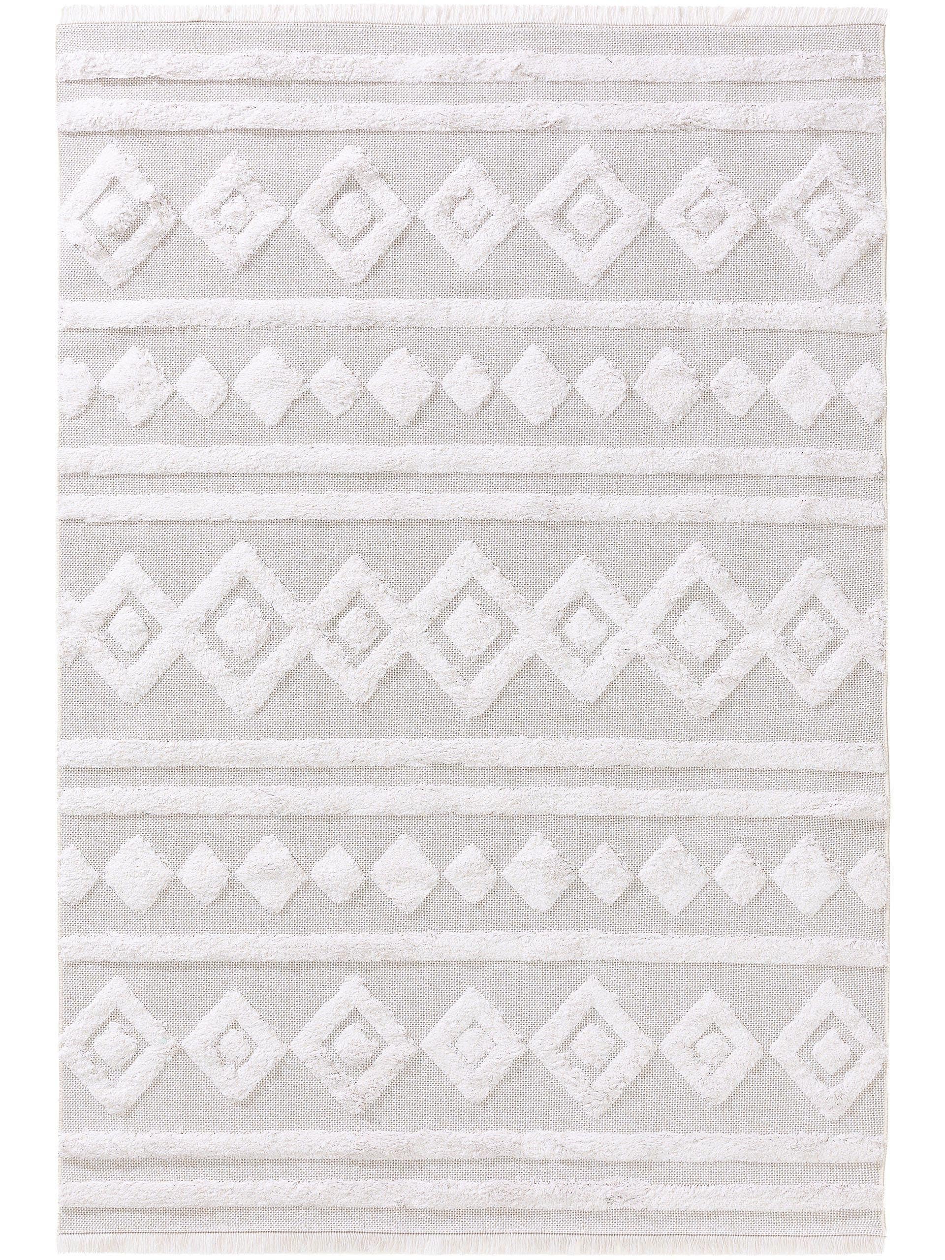 Waschbarer Baumwollteppich Oslo Cream