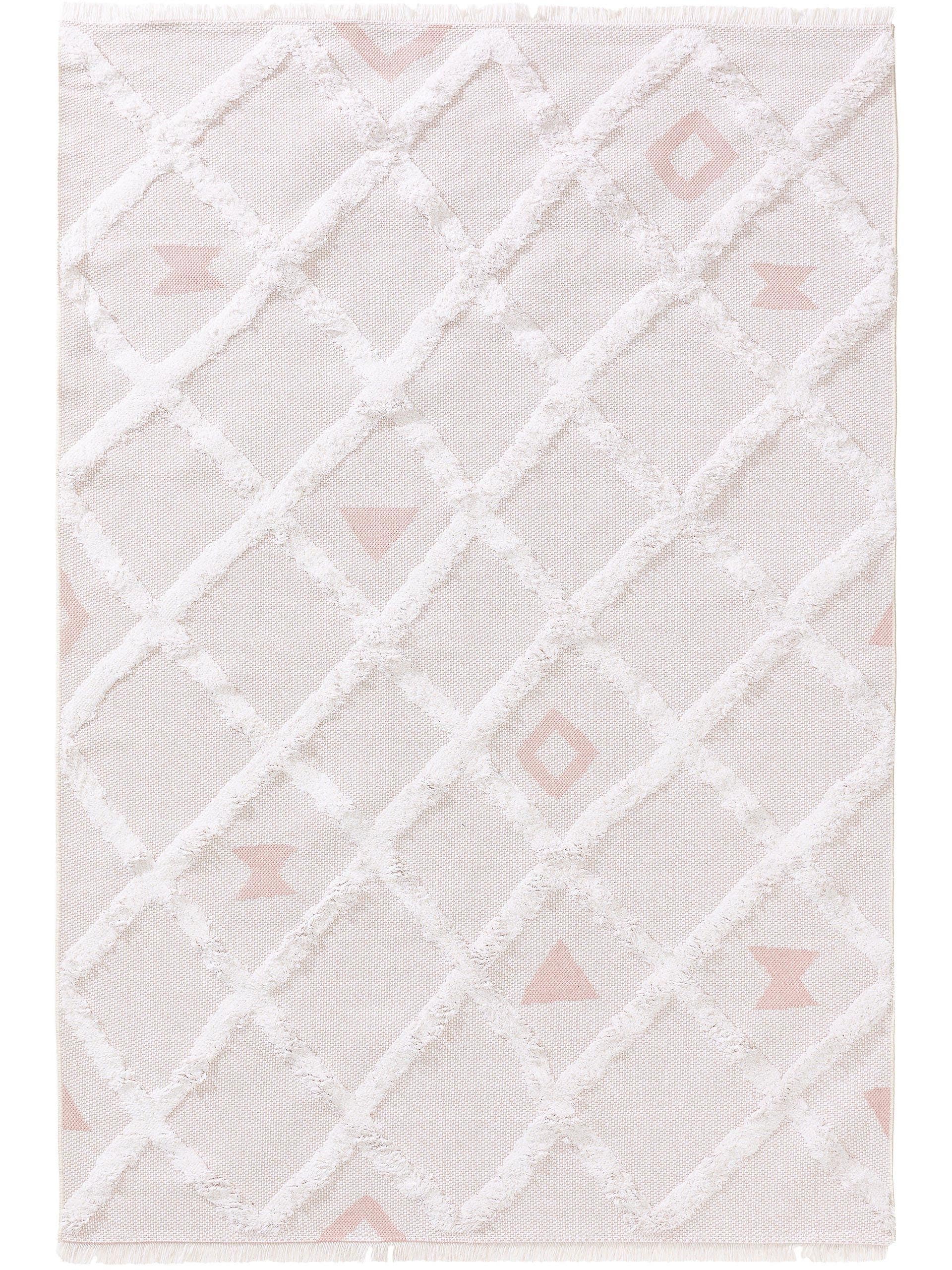Waschbarer Baumwollteppich Oslo Cream/Taupe