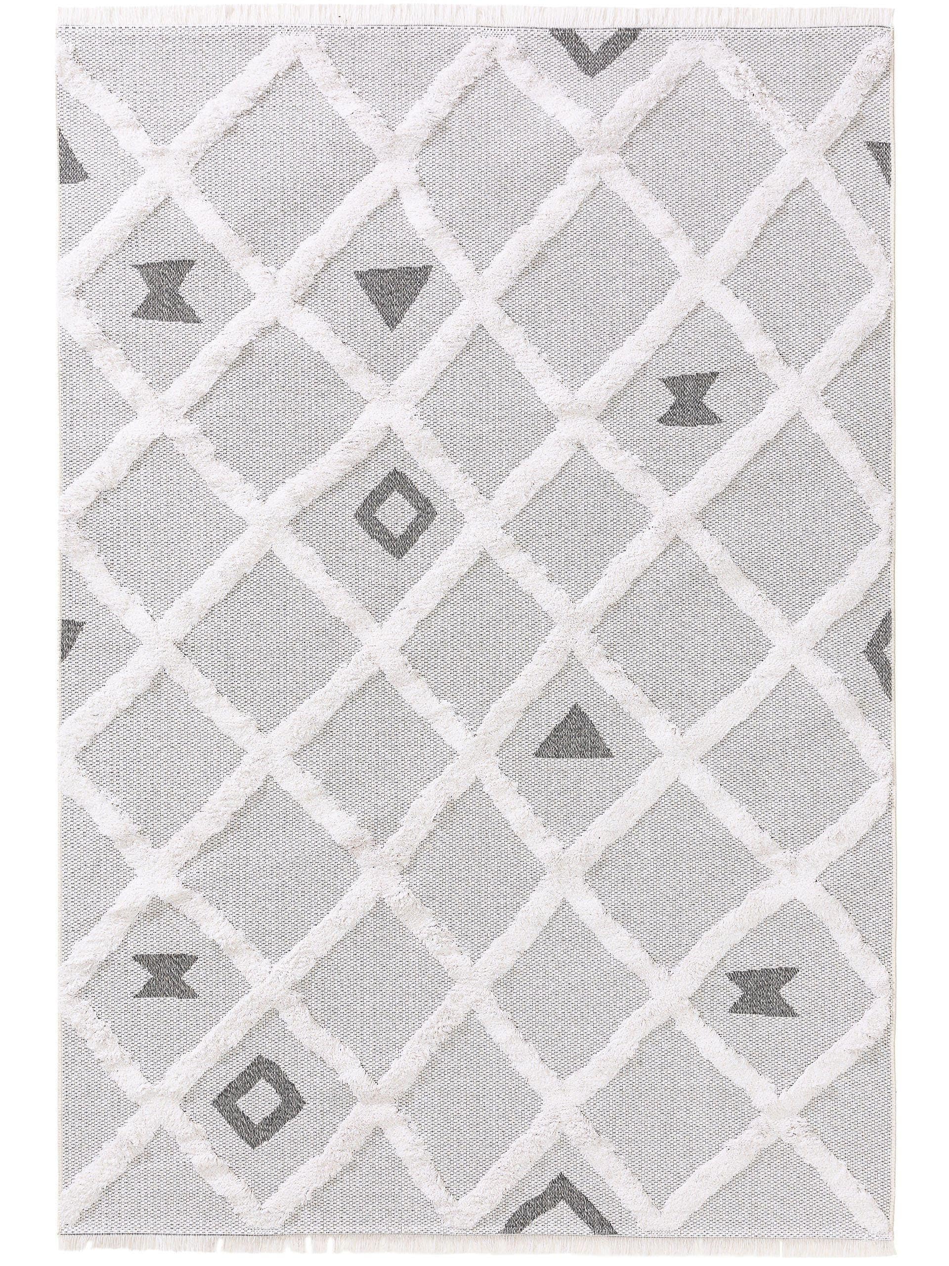 Waschbarer Baumwollteppich Oslo Cream/Taupe
