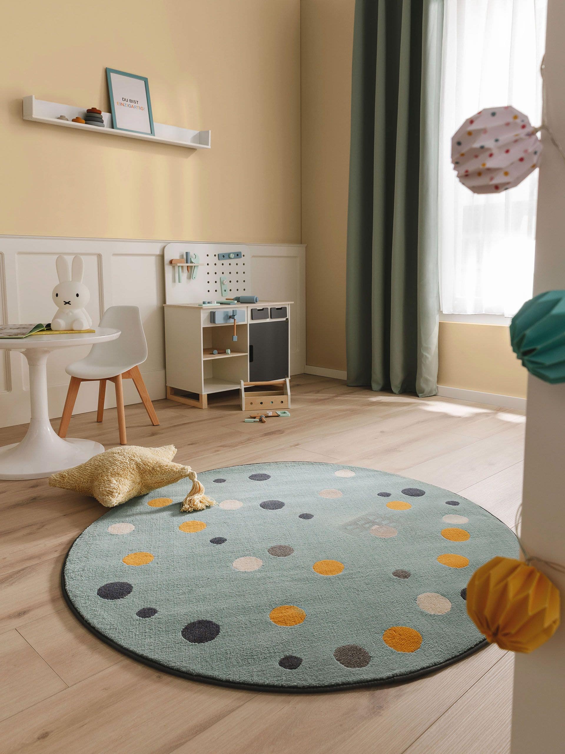 Kinderteppich Juno /Blau