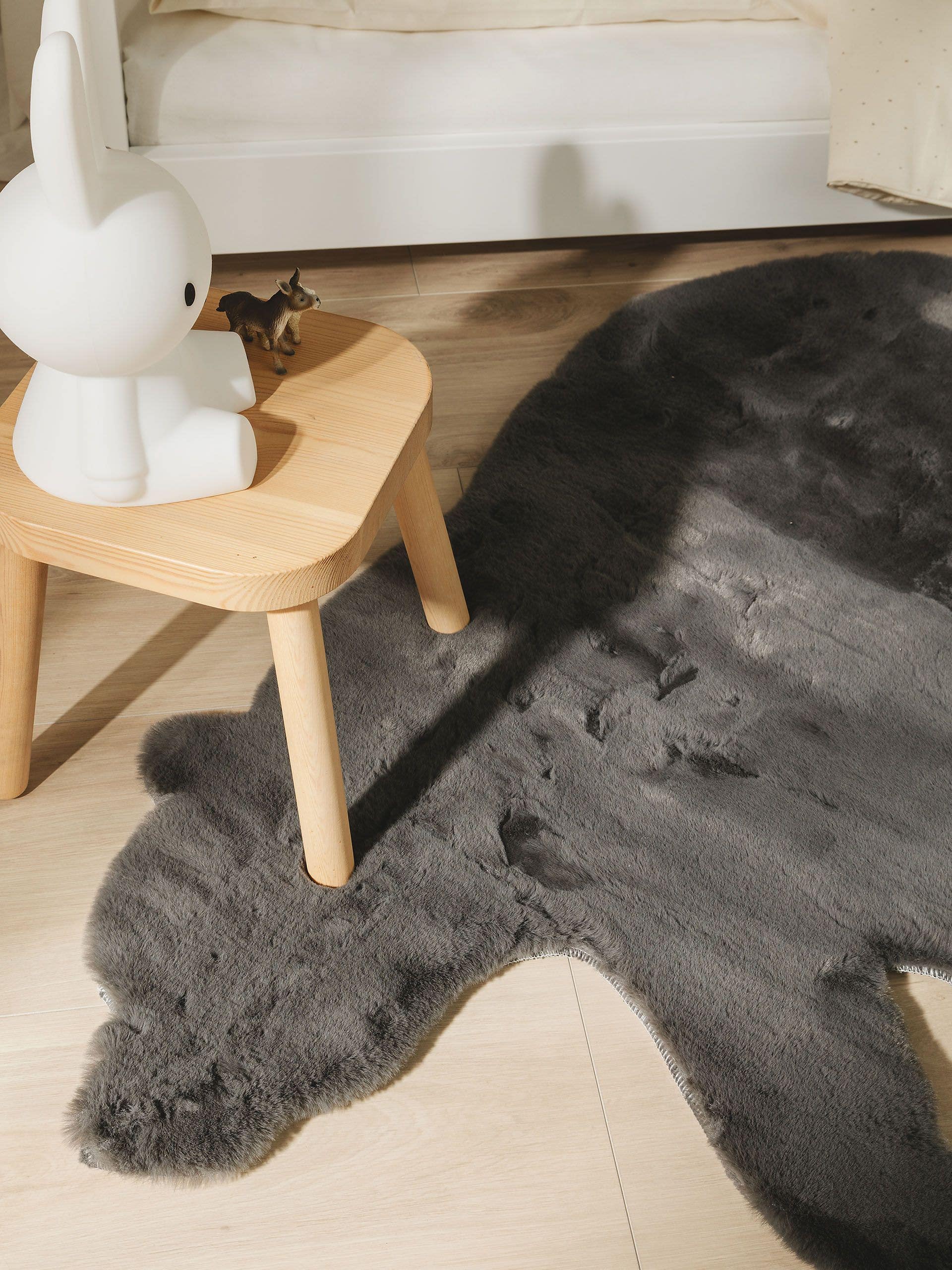 Tapis enfant Dave anthracite