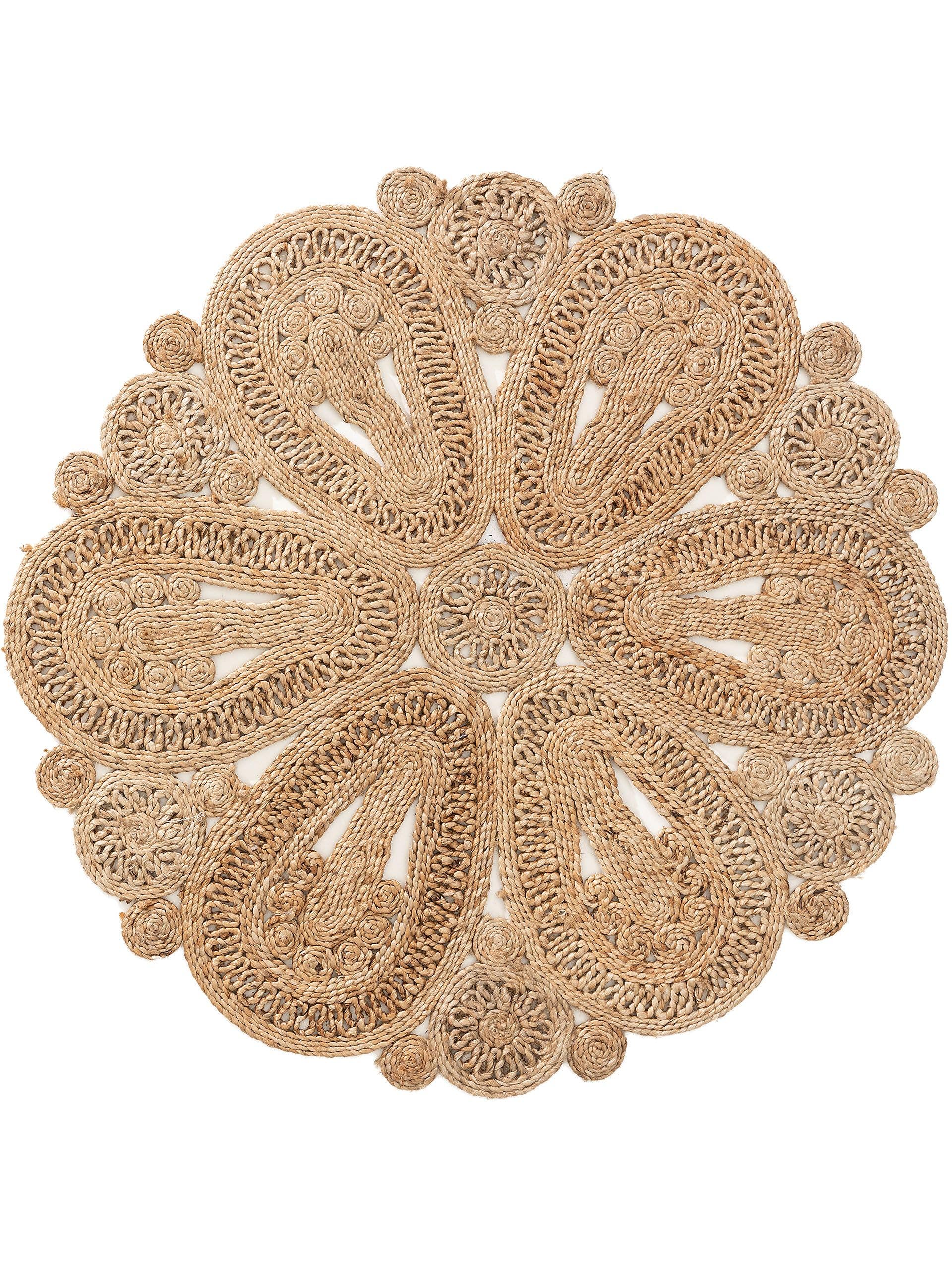 Juteteppich Kamala Natur