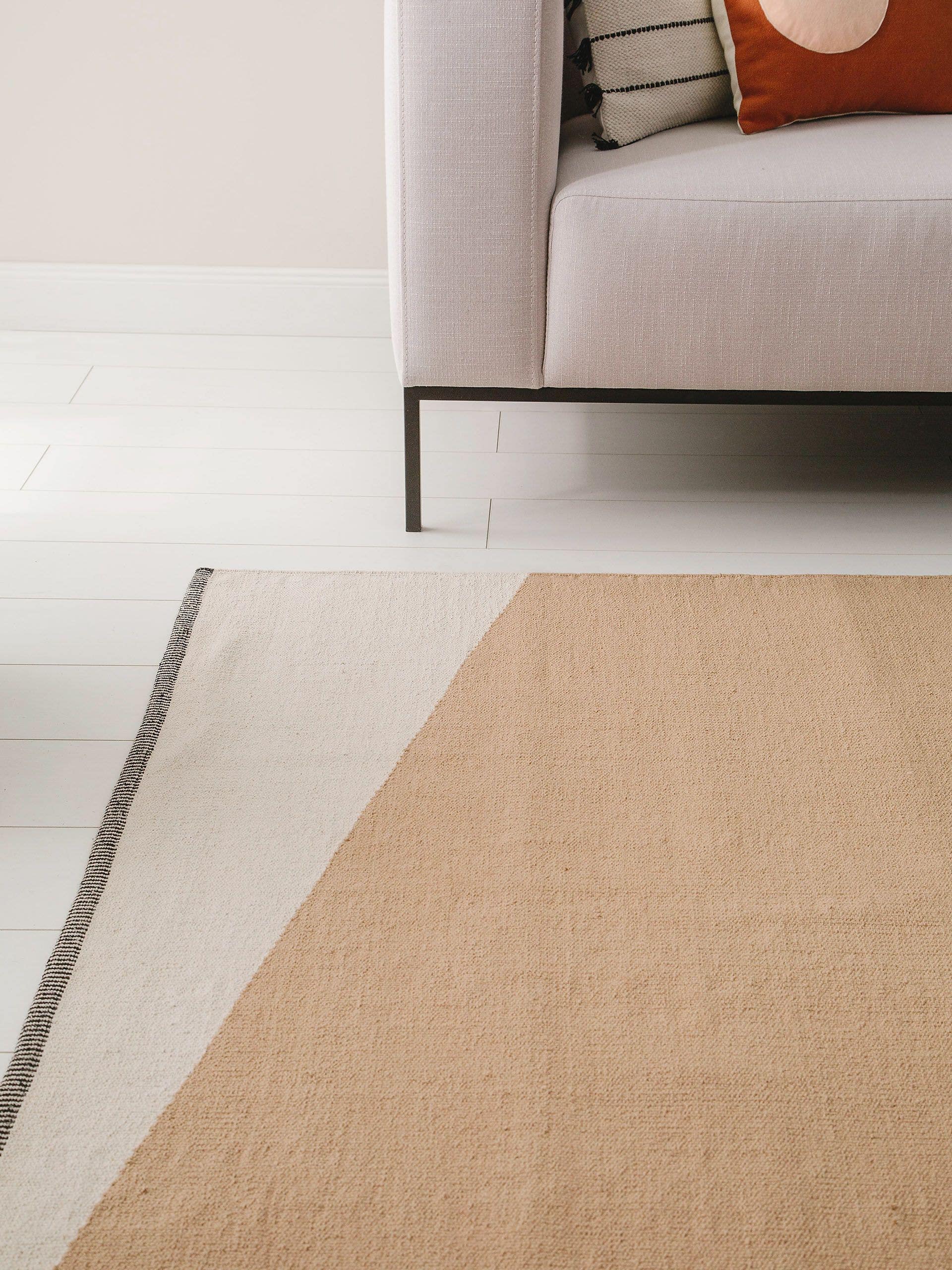 Tapis coton terre cuite Lenny