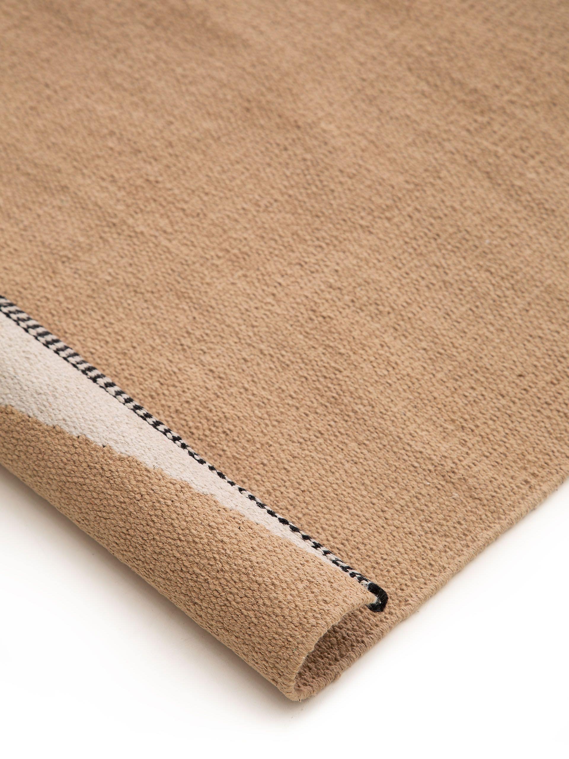 Tapis coton terre cuite Lenny