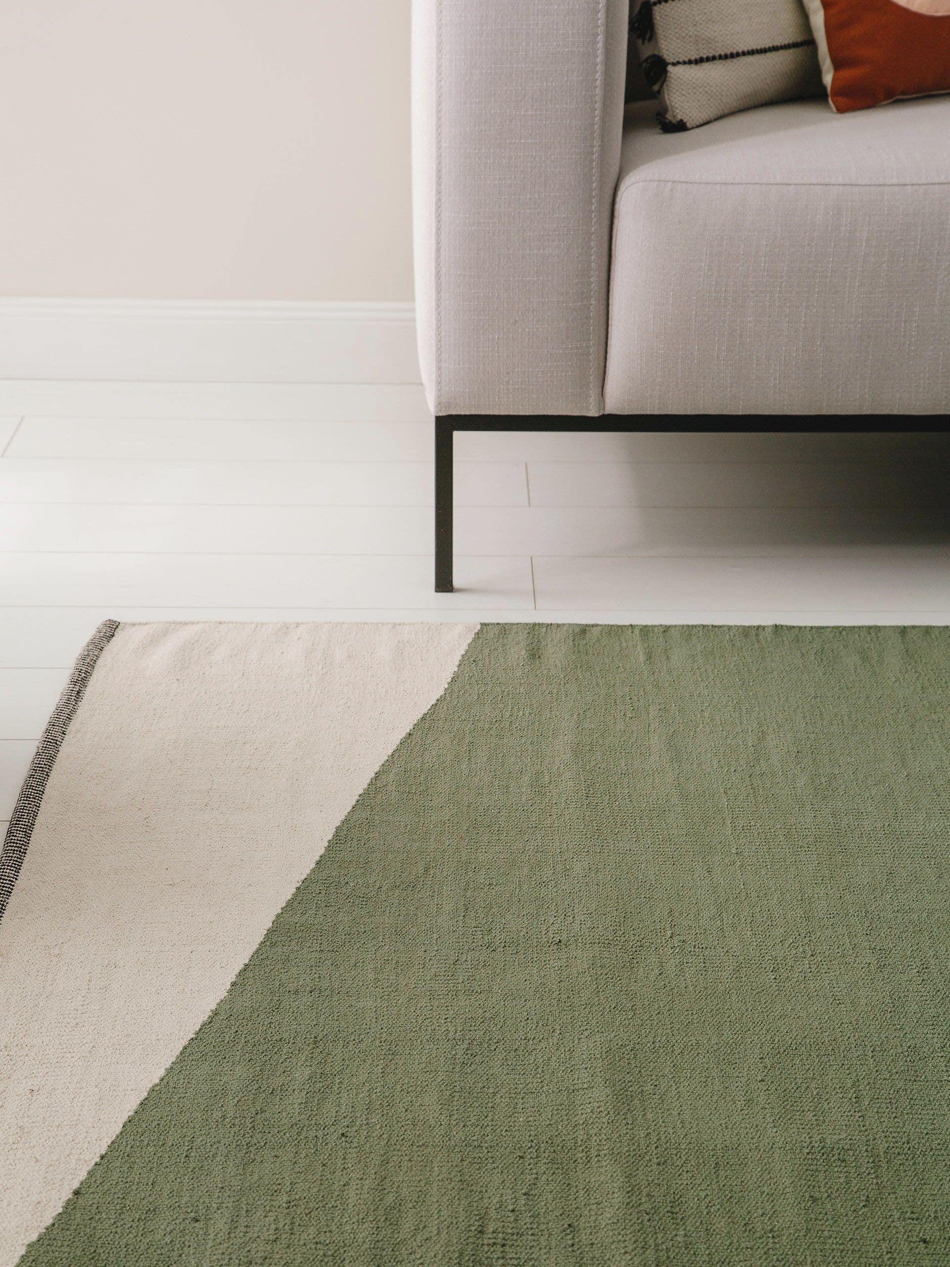 Tapis coton terre cuite Lenny