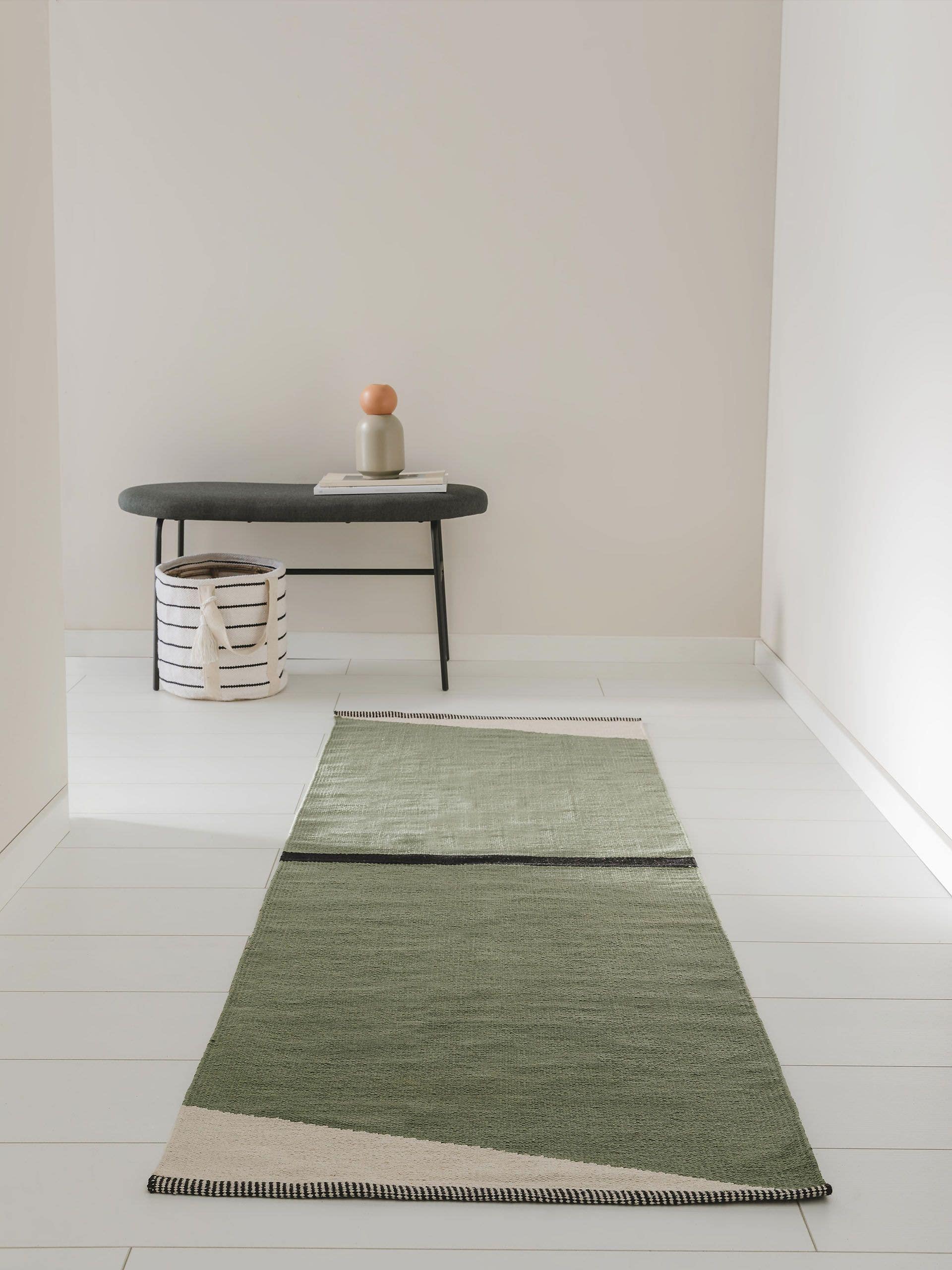 Tapis coton terre cuite Lenny