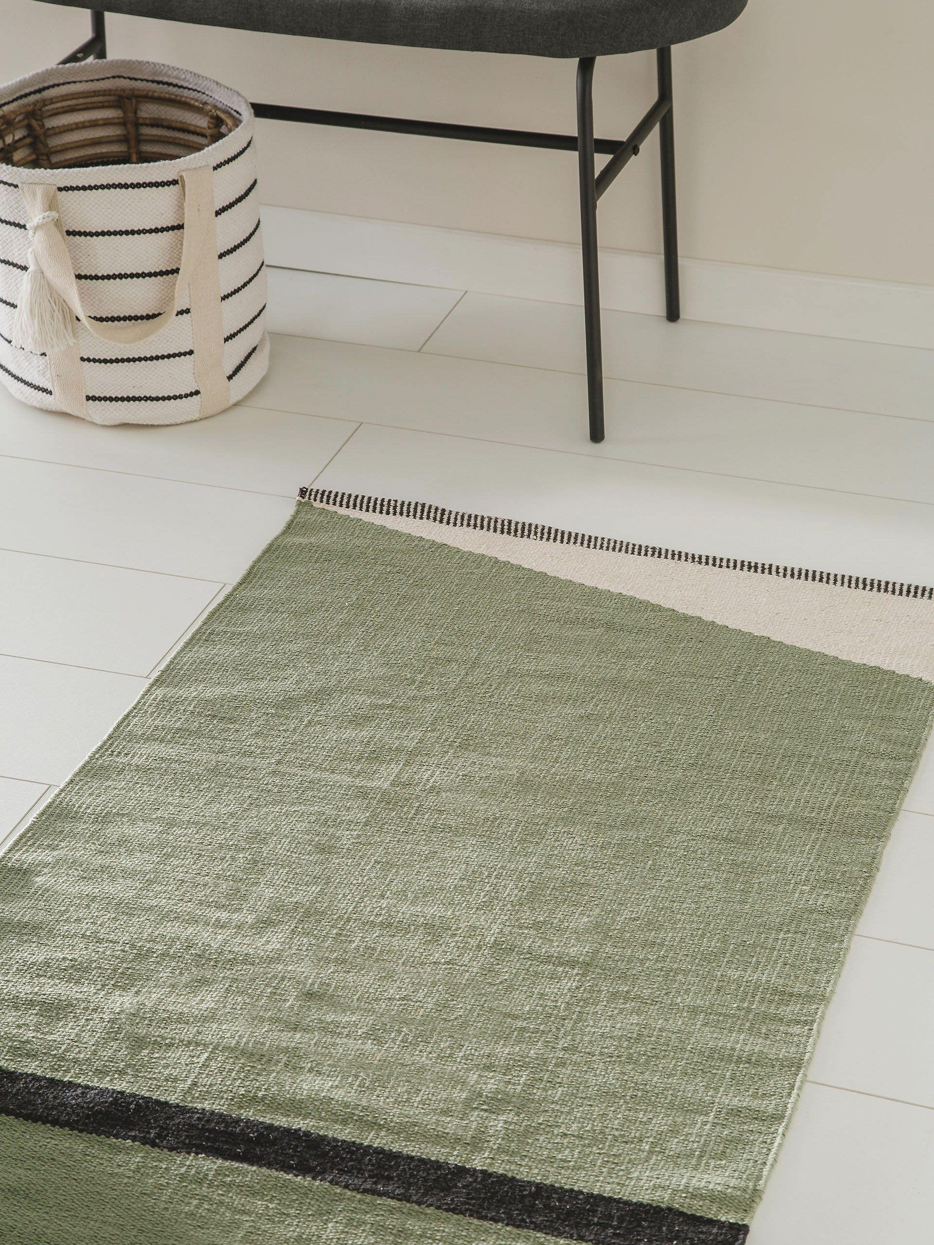 Tapis coton terre cuite Lenny
