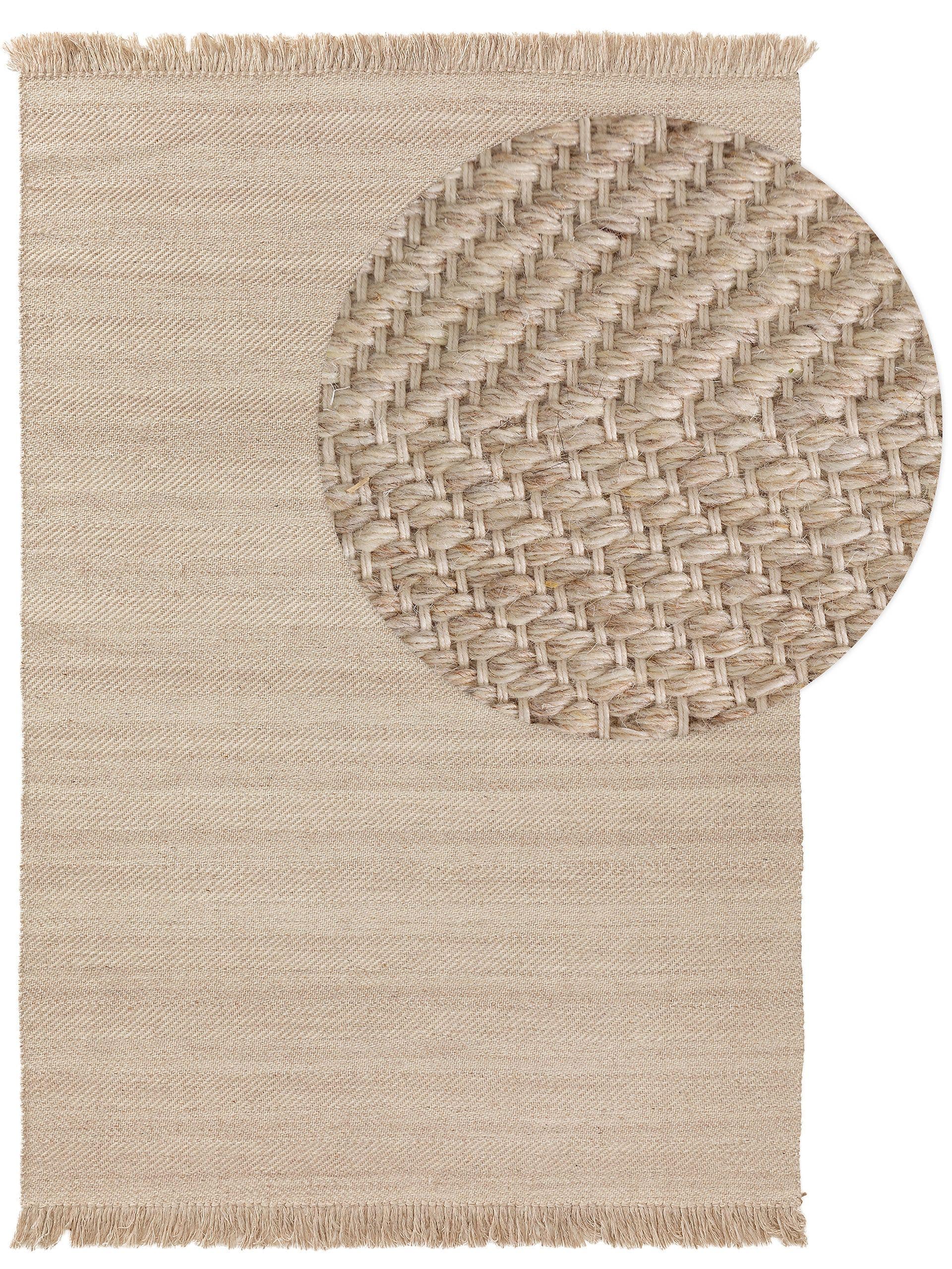 Tapis en laine Lars gris clair