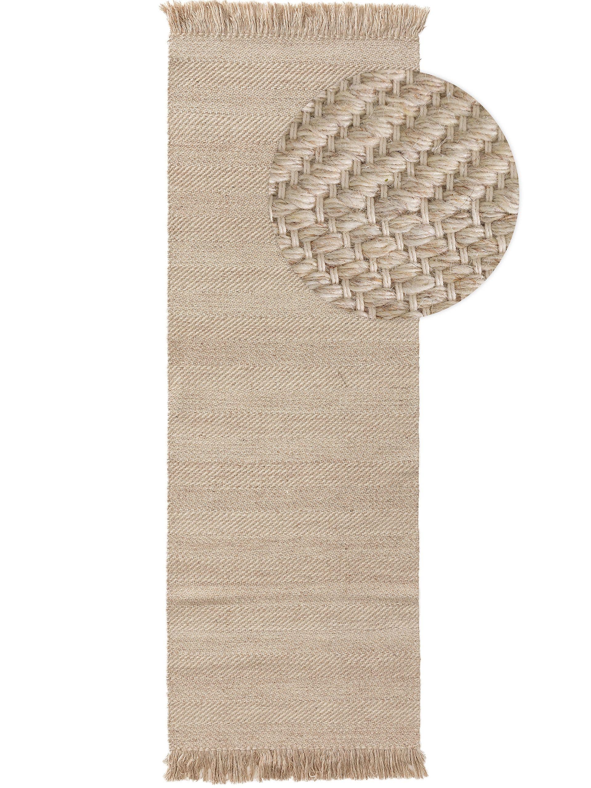 Tapis en laine Lars gris clair