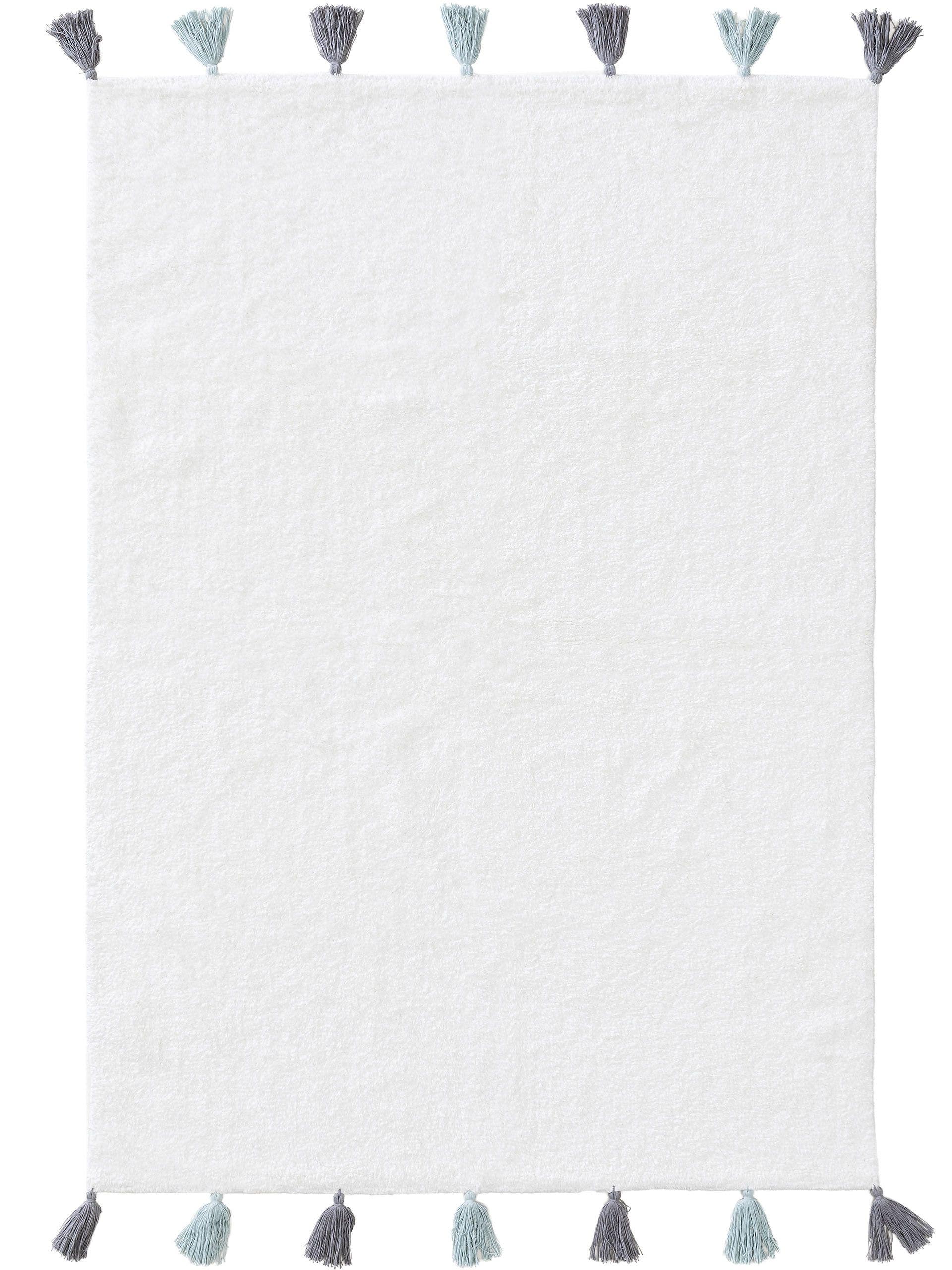 Tapis enfant lavable Malu Bleu