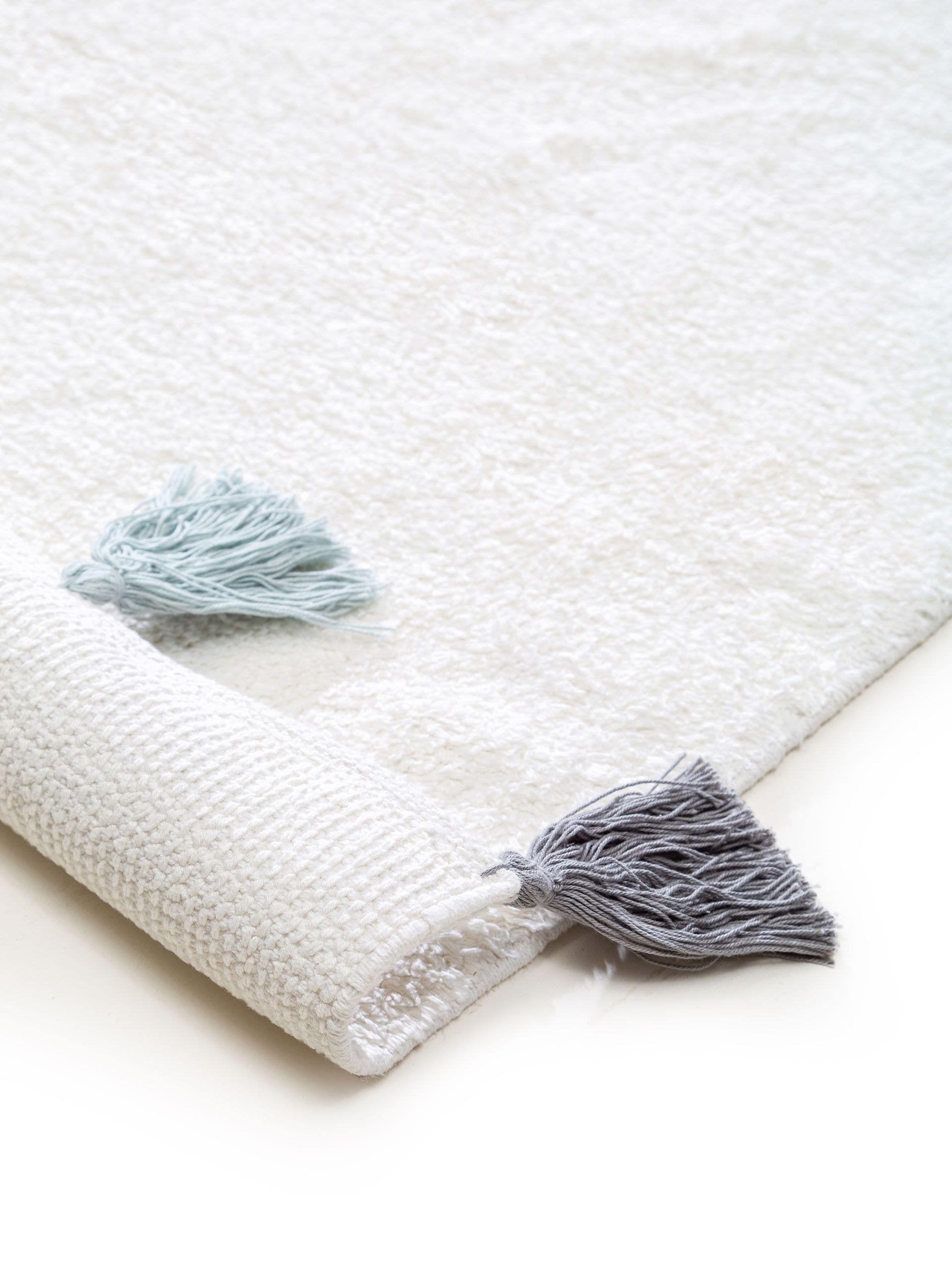 Tapis enfant lavable Malu Bleu