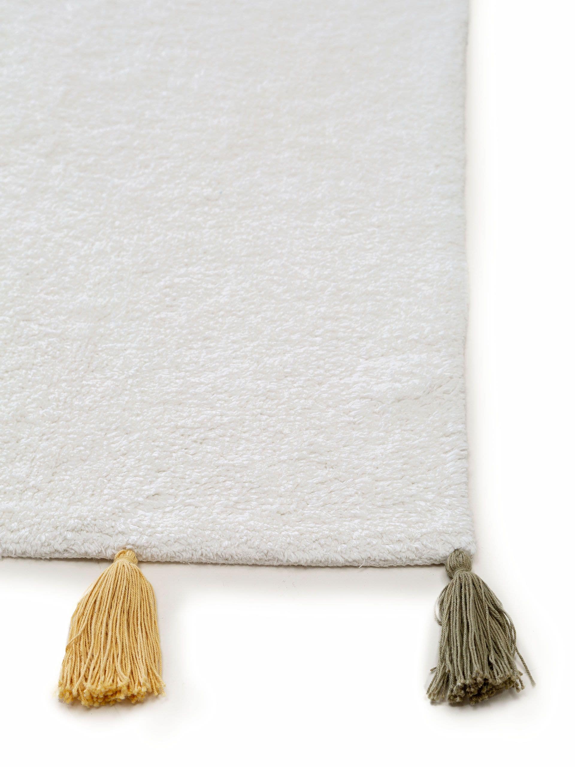 Waschbarer Kinderteppich Malu Gelb/Grün