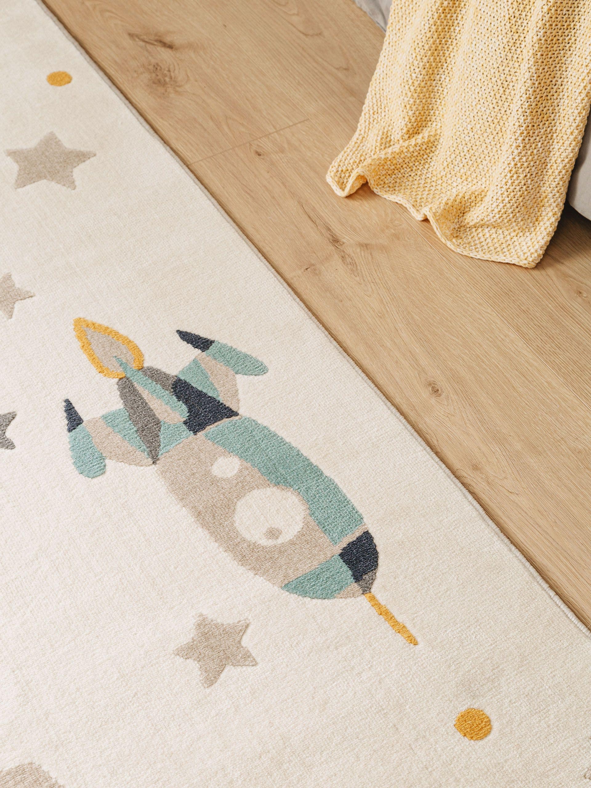 Kinderteppich Apollo Cream