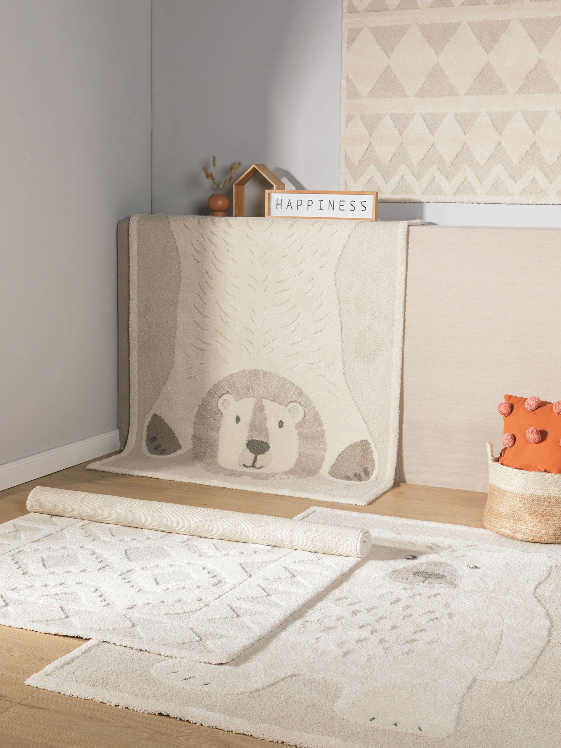 Kinderteppich Eve Cream/