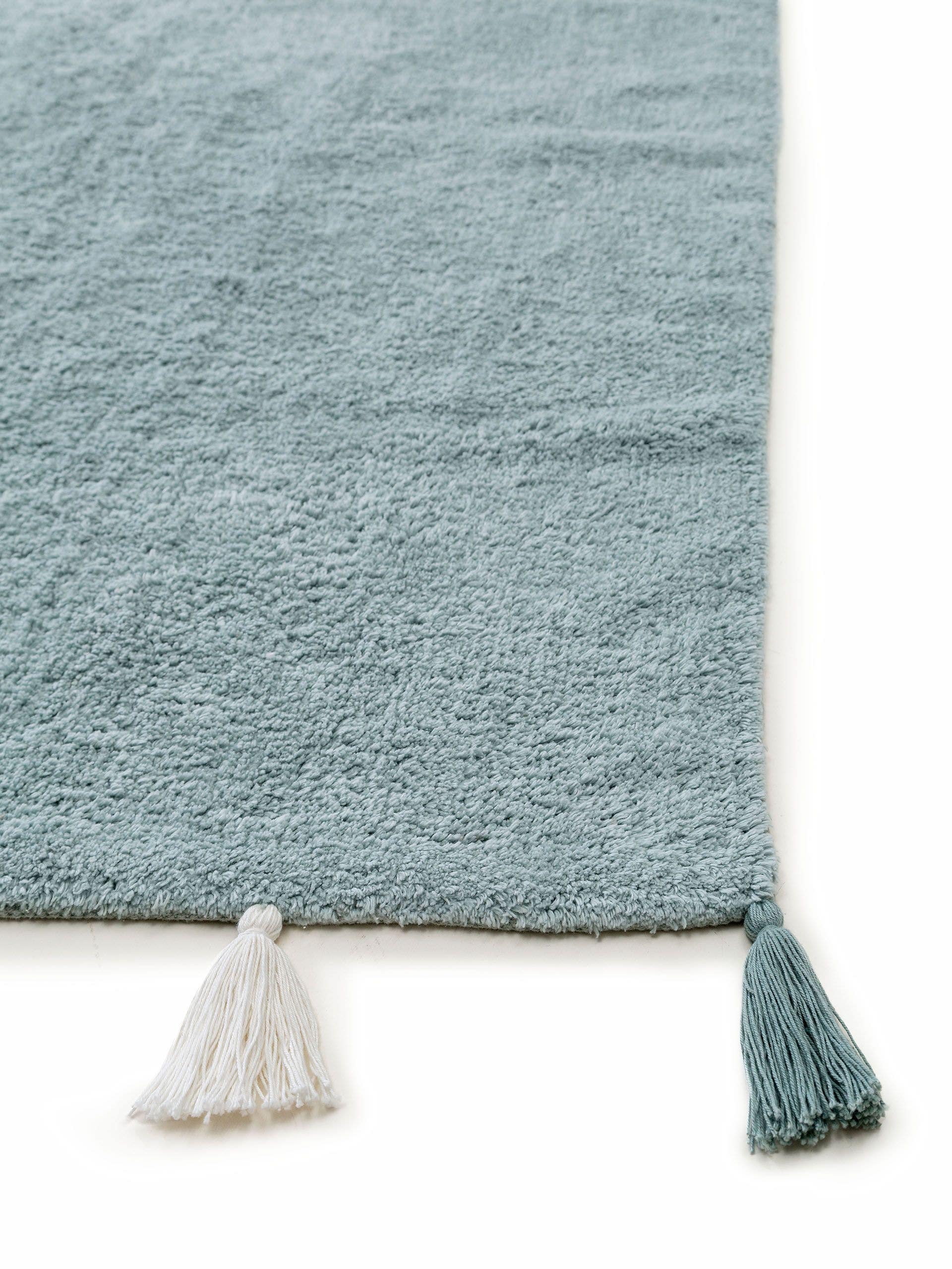 Waschbarer Kinderteppich Malu Mint