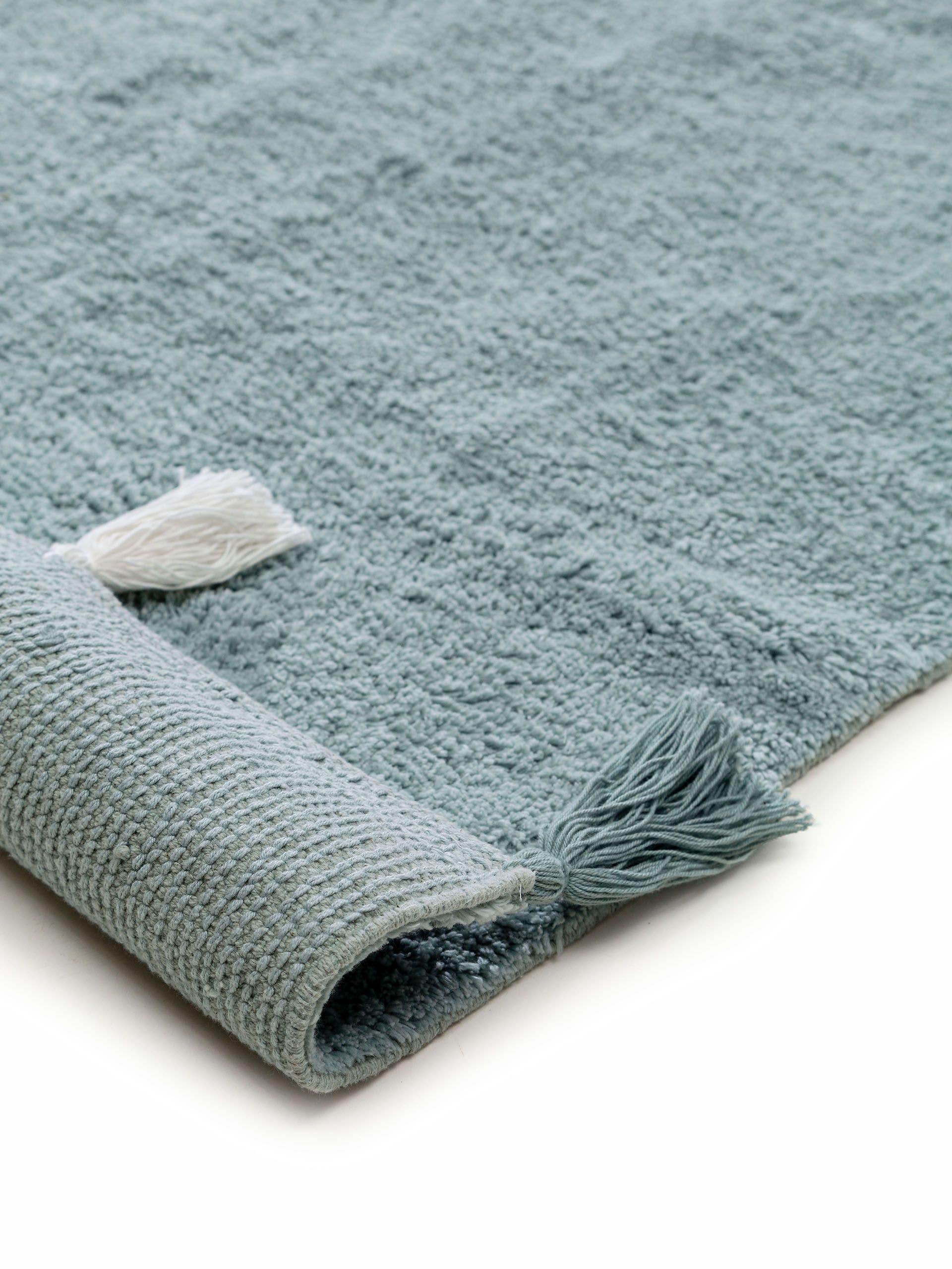 Waschbarer Kinderteppich Malu Mint