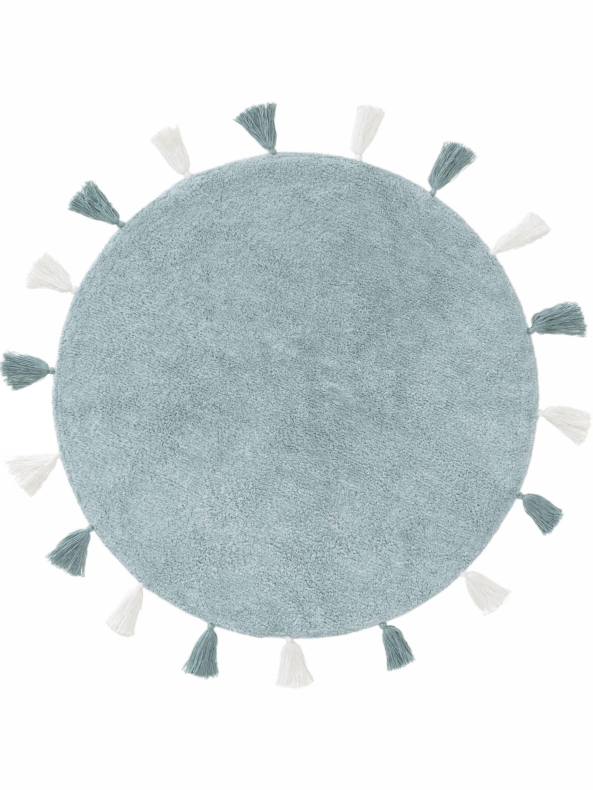 Waschbarer Kinderteppich Malu Mint