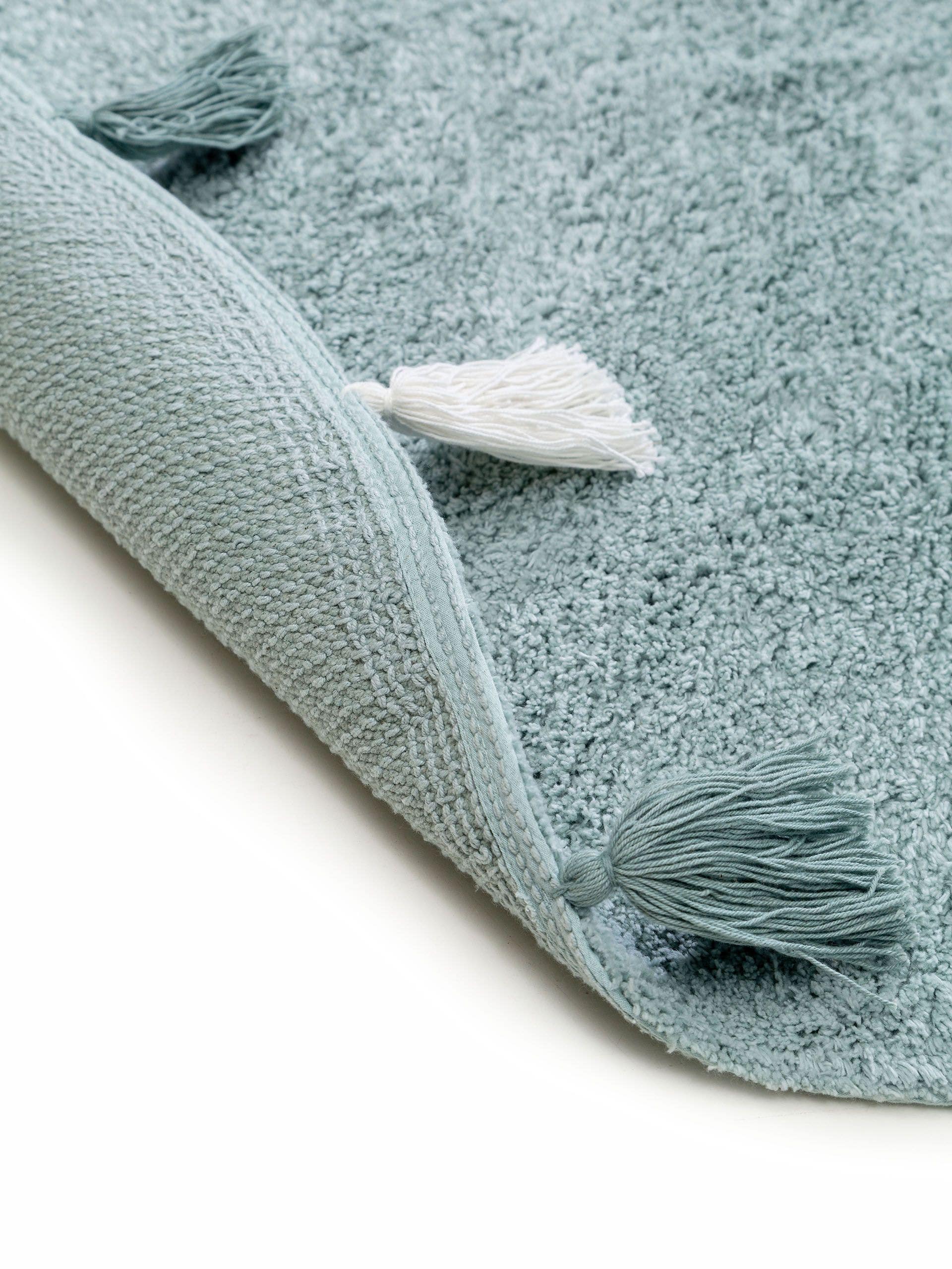 Waschbarer Kinderteppich Malu Mint