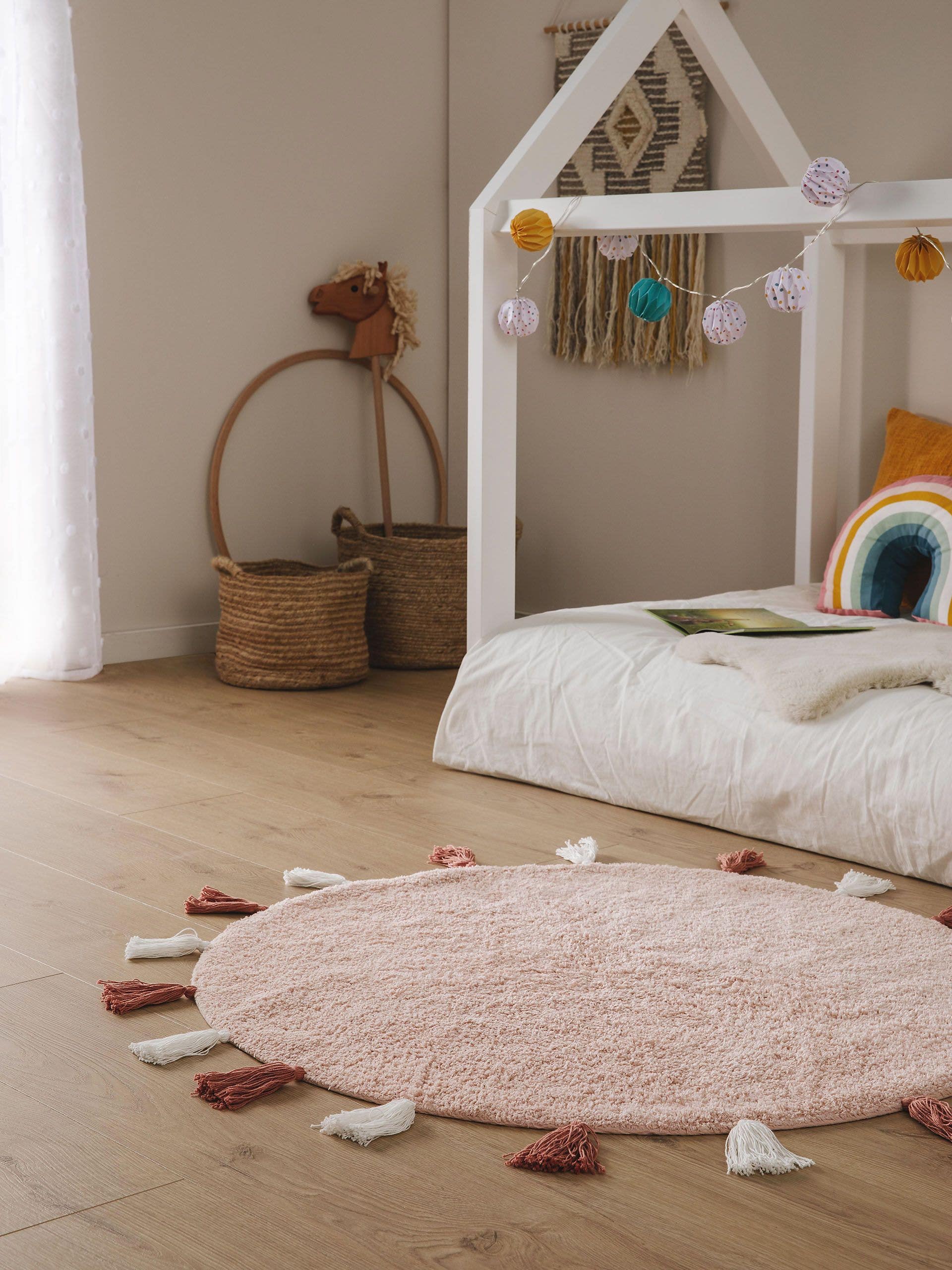Waschbarer Kinderteppich Malu