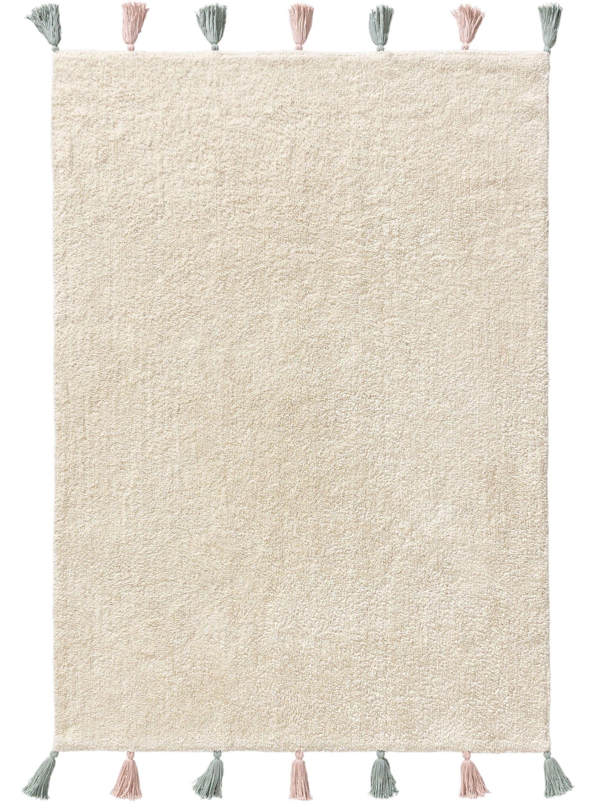 Waschbarer Kinderteppich Malu Cream