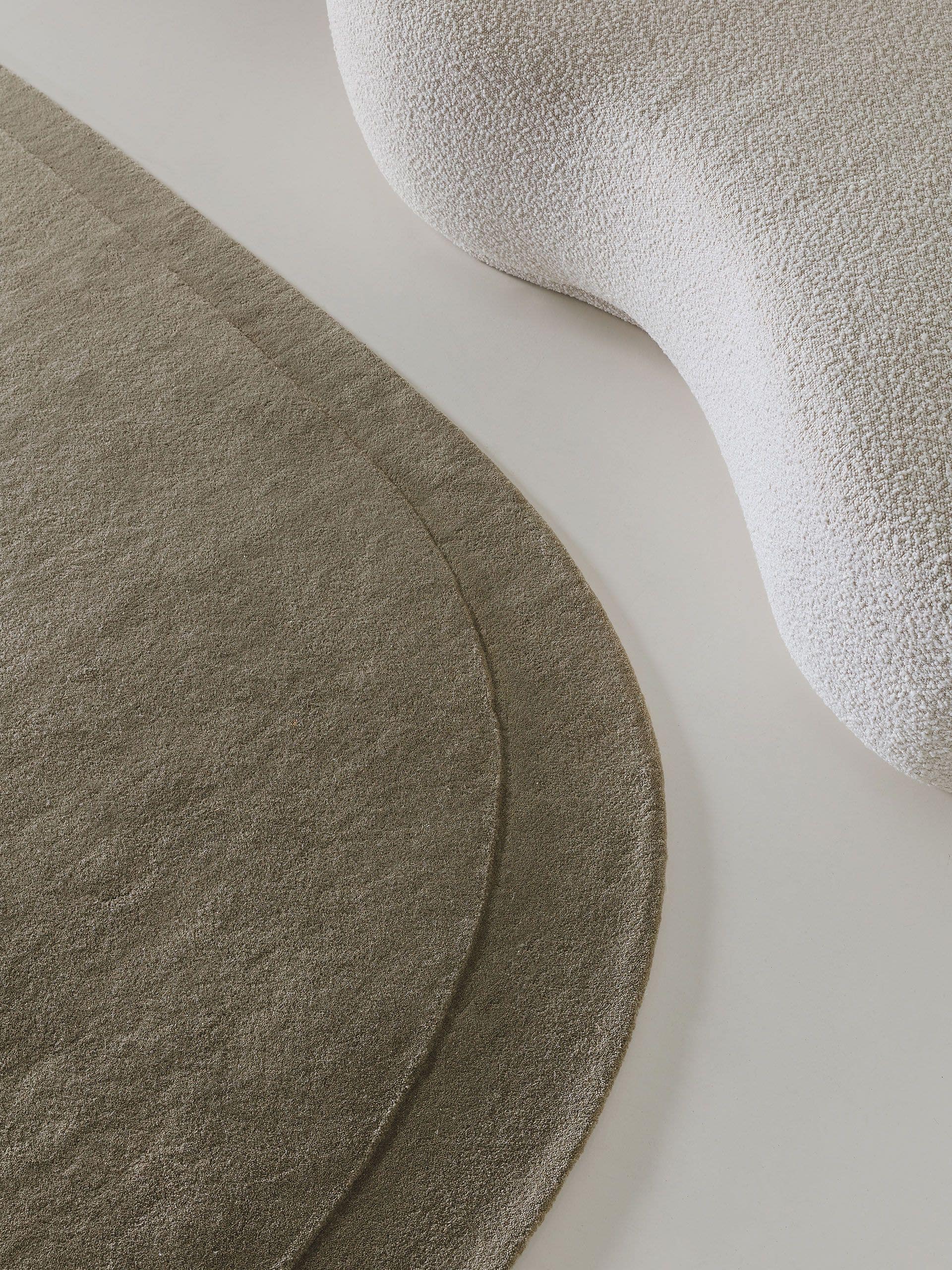 Wollteppich Shape Cream