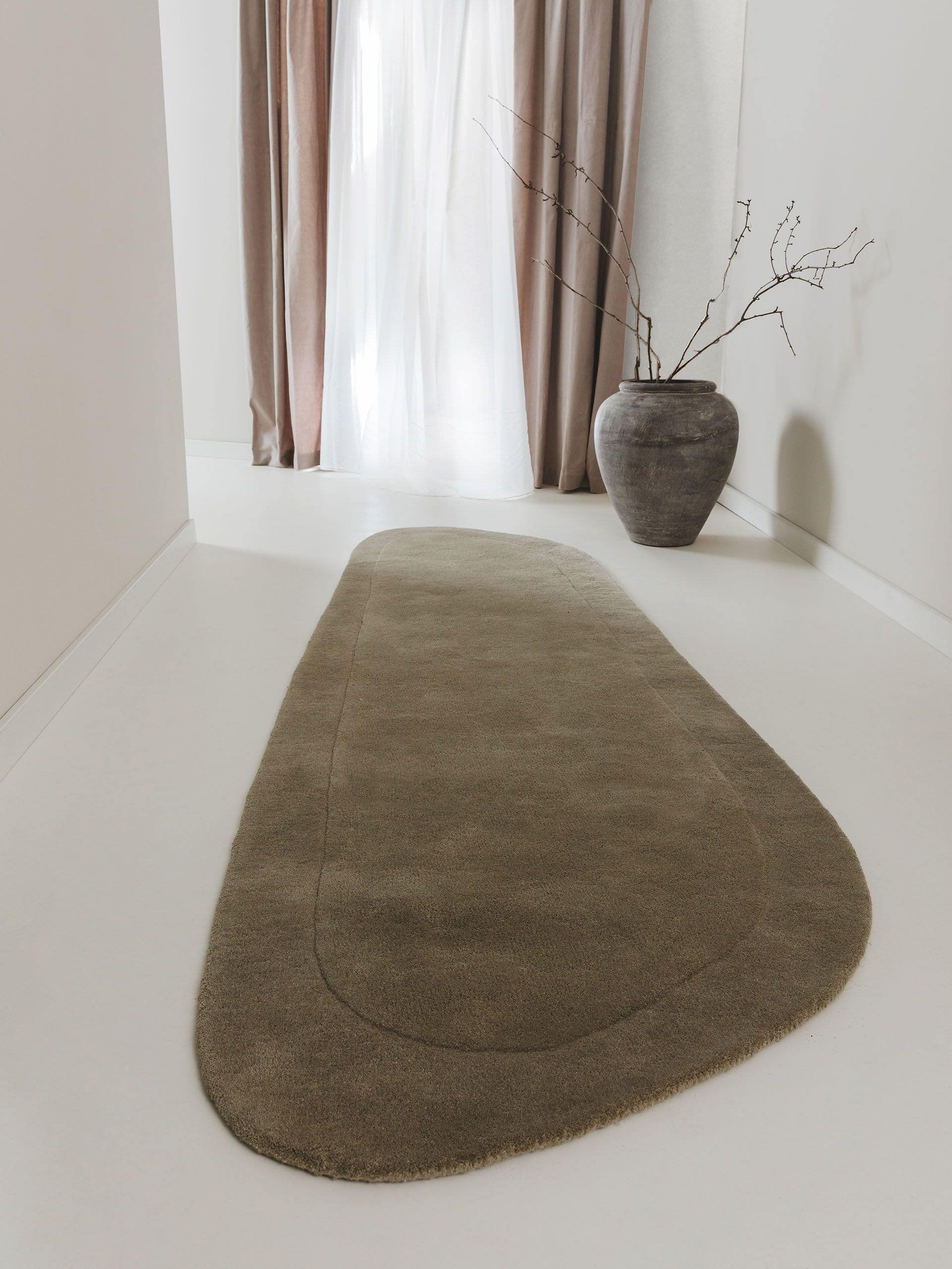Tapis en laine Shape Vert Clair