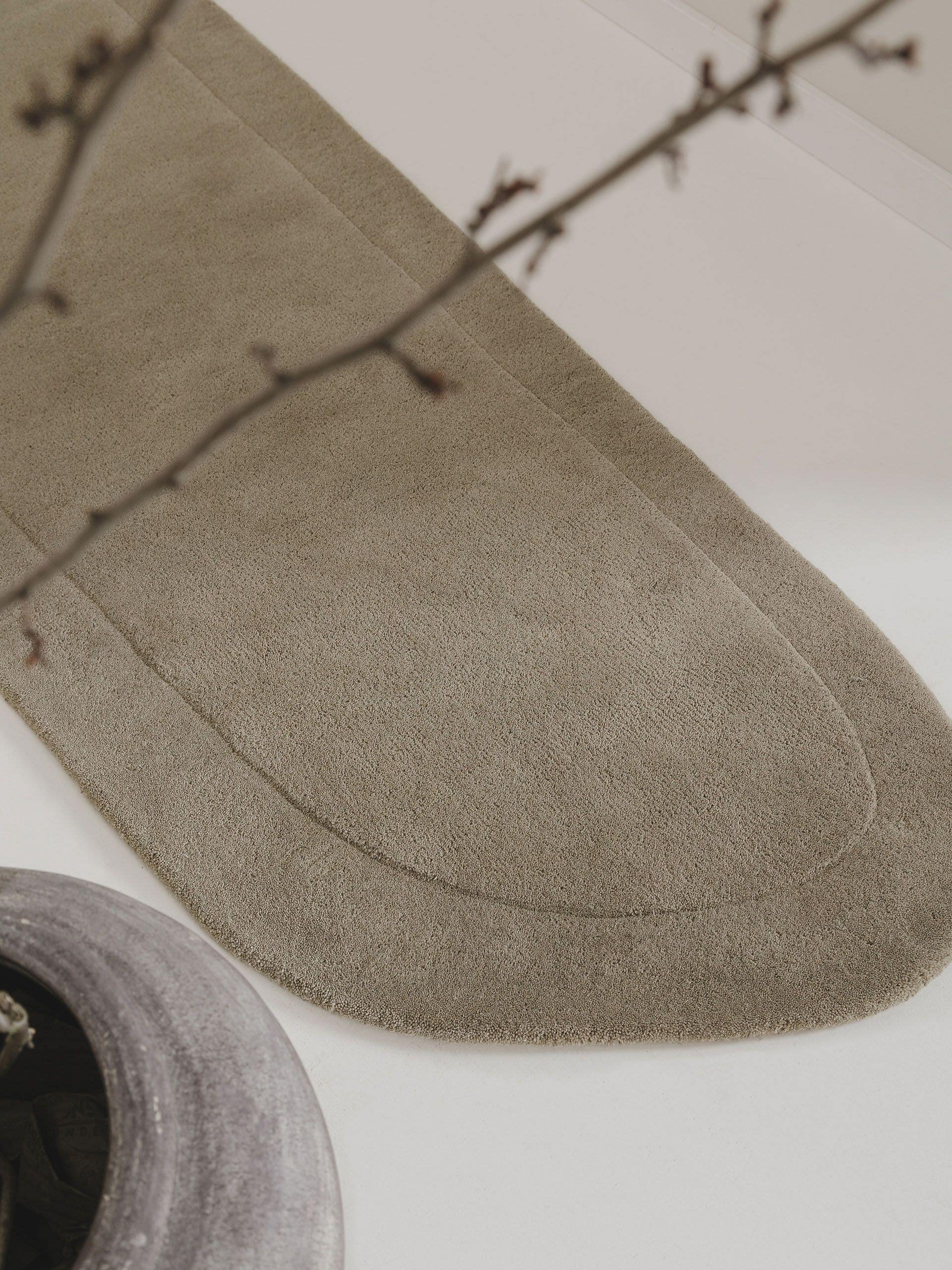Tapis en laine Shape Vert Clair