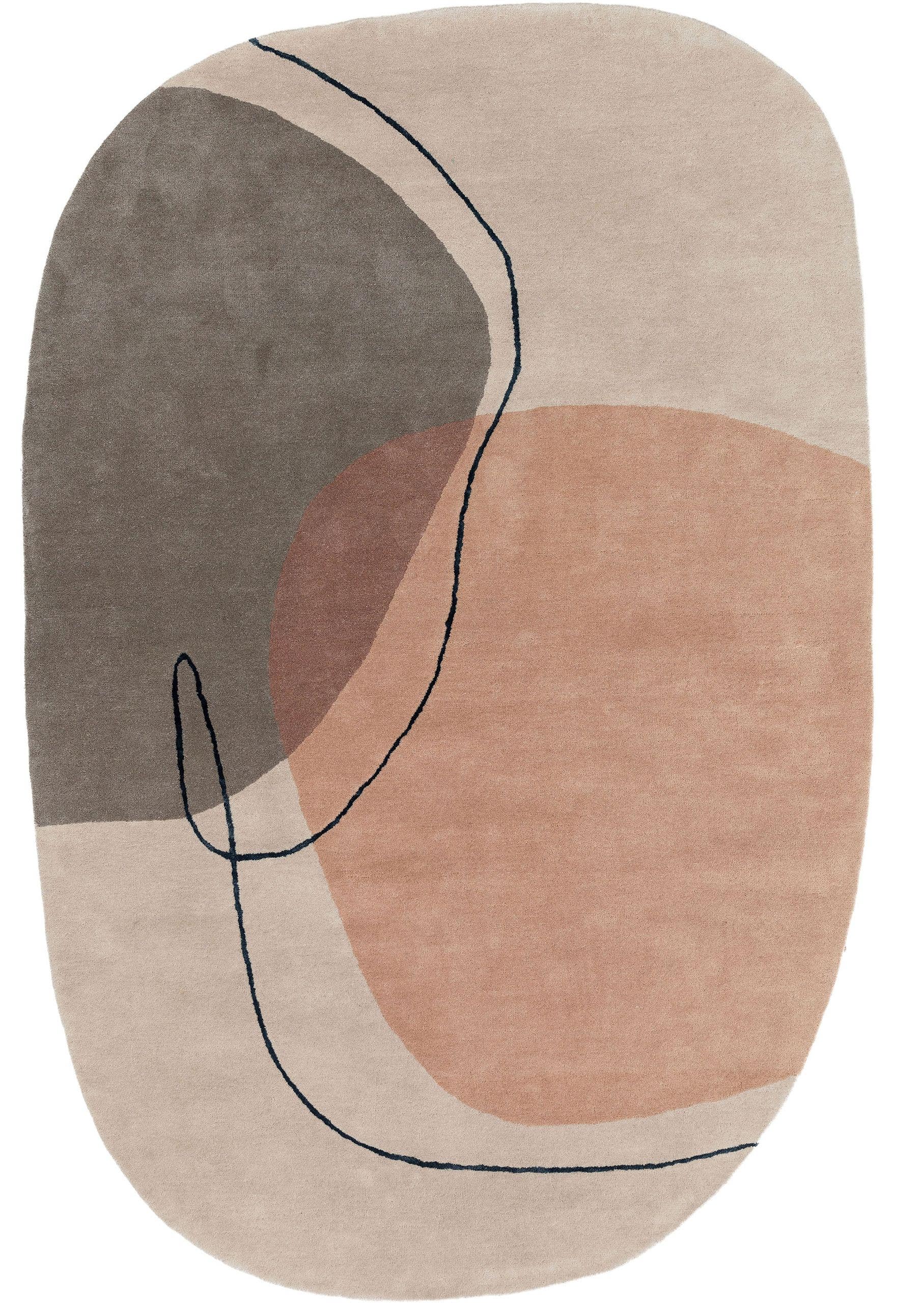 Wollteppich Shape Multicolor