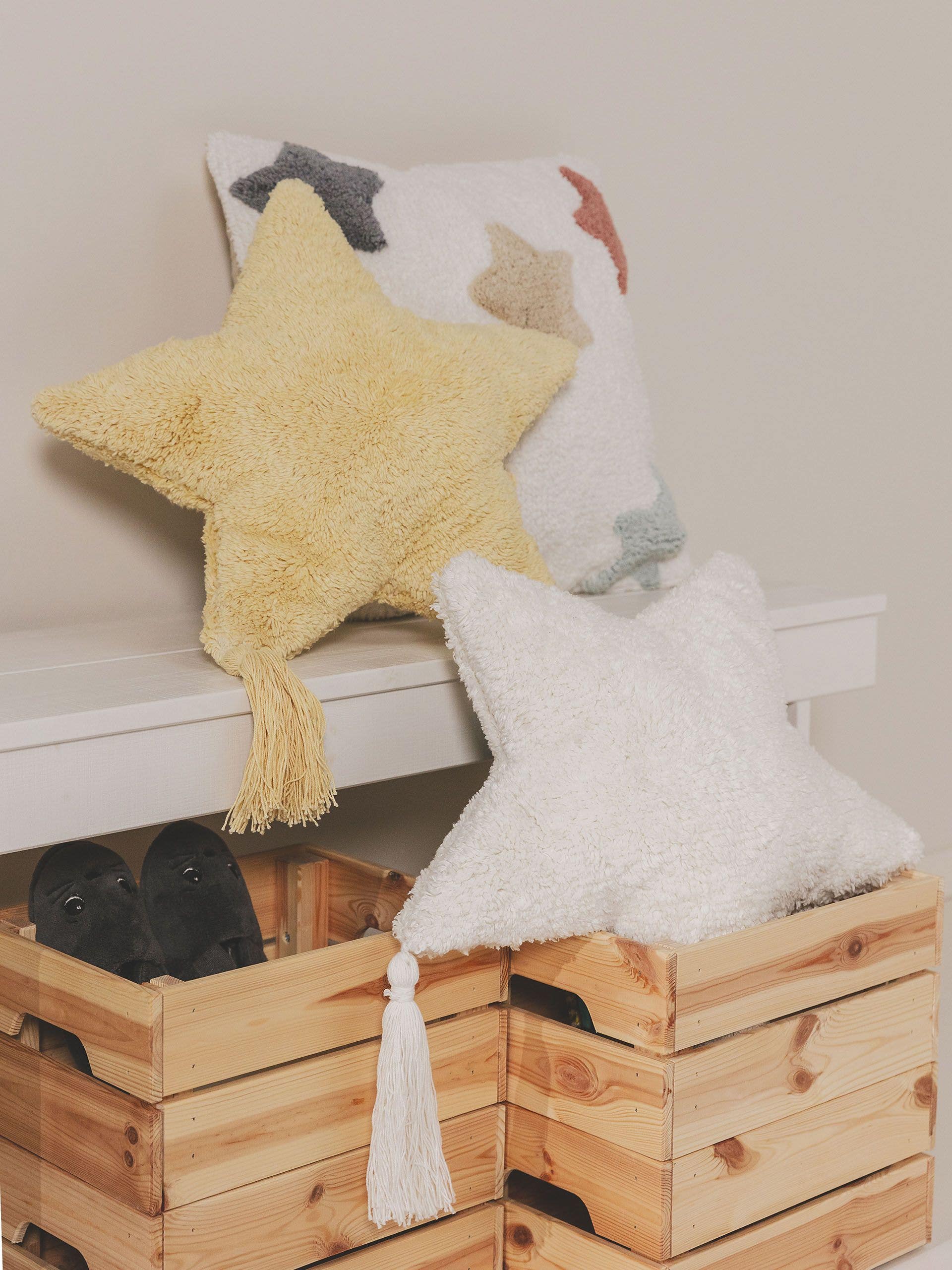 Kissen Stars Cream