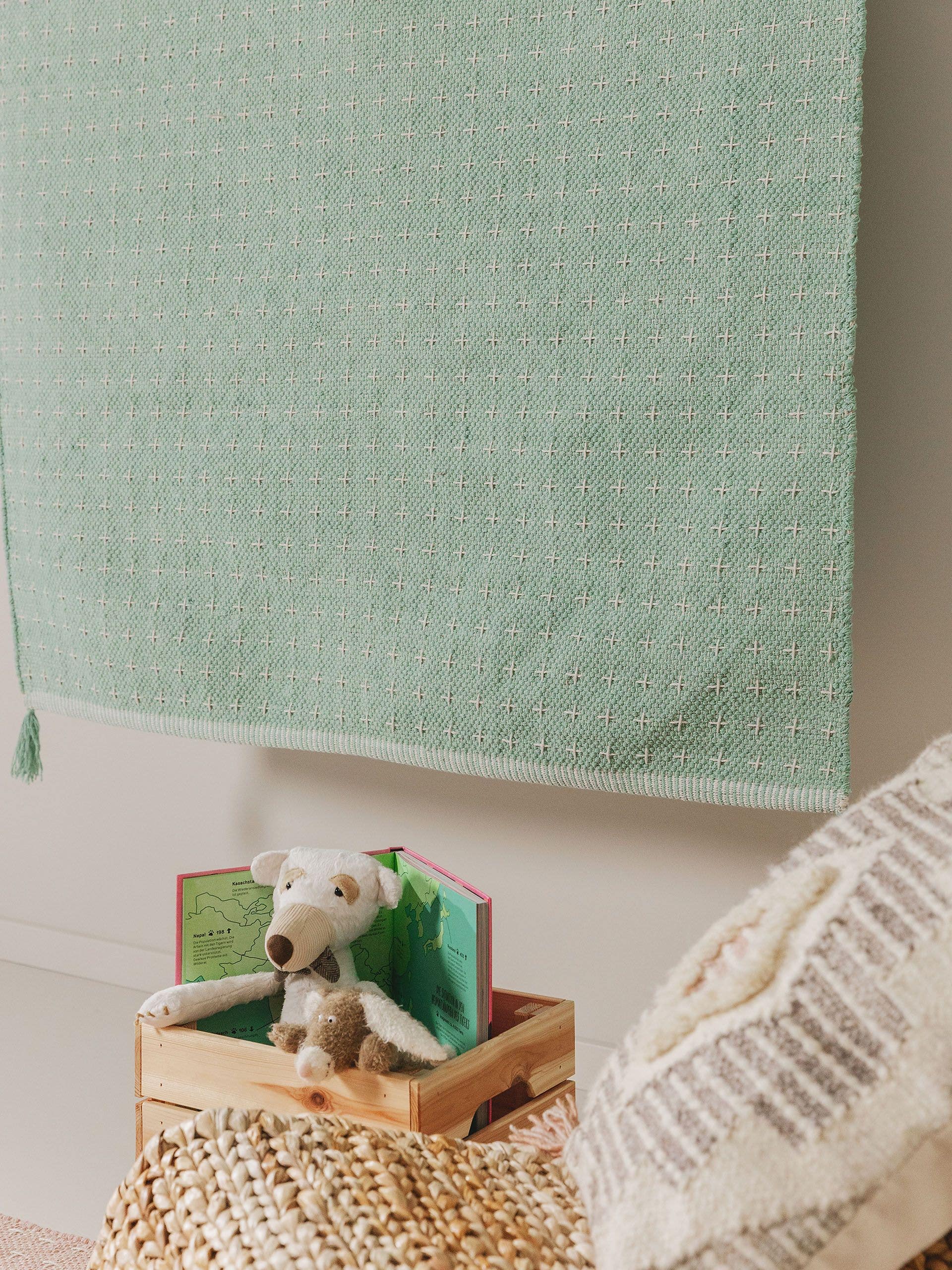 Kinderteppich Emil Mint