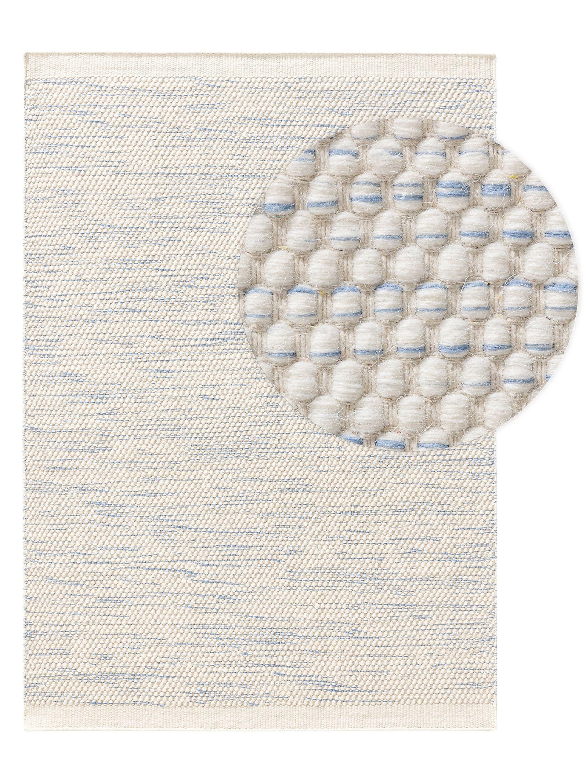 Tapis enfant Rocky bleu clair/blanc
