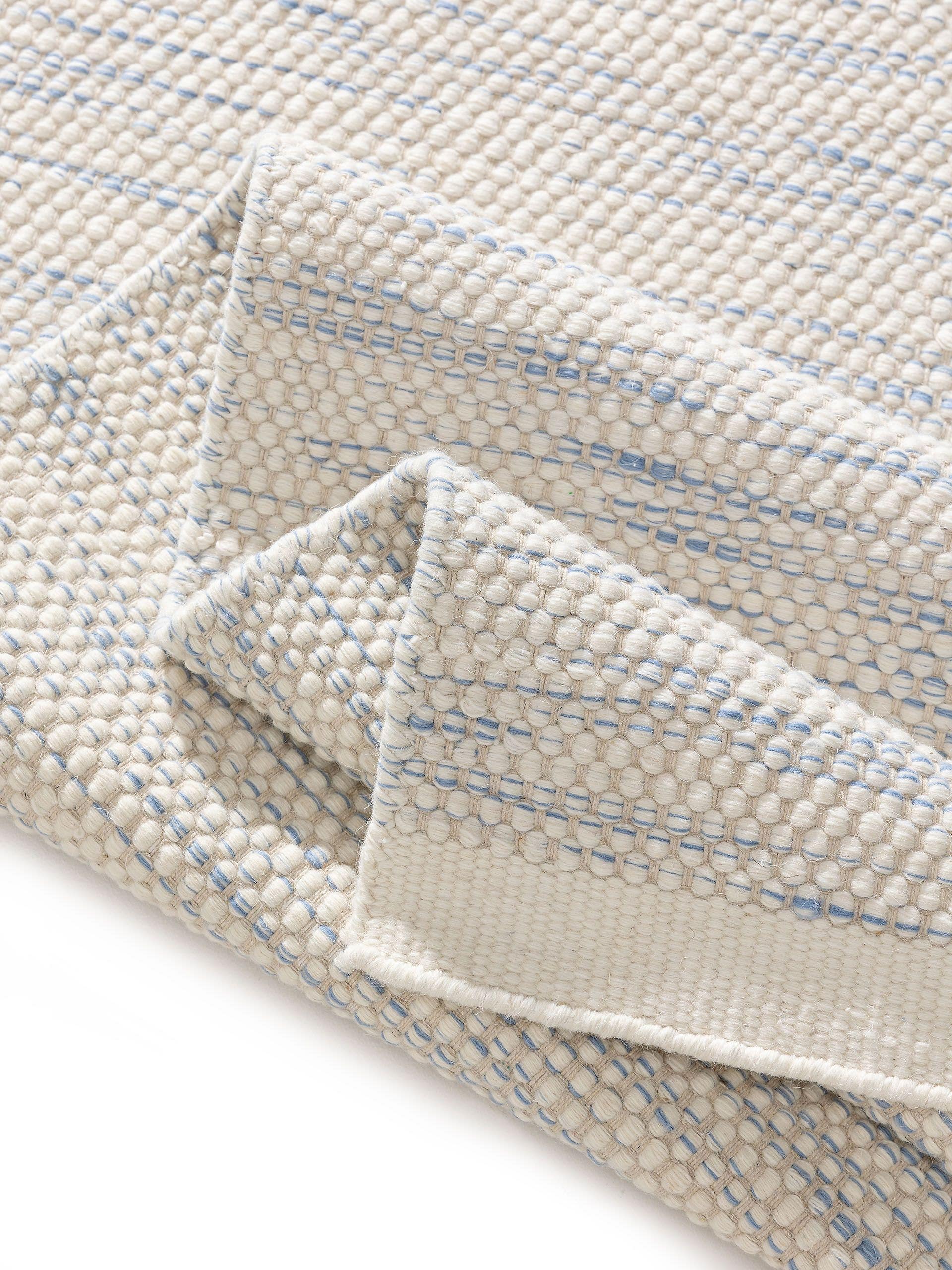 Tapis enfant Rocky bleu clair/blanc