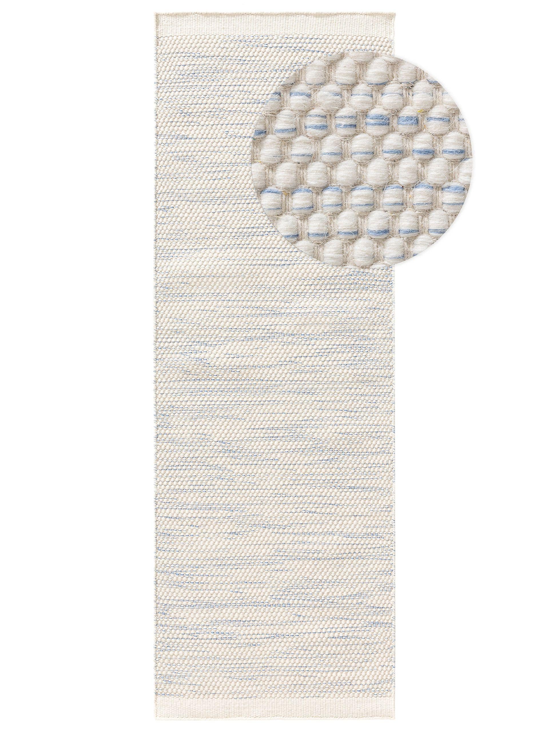 Tapis enfant Rocky bleu clair/blanc