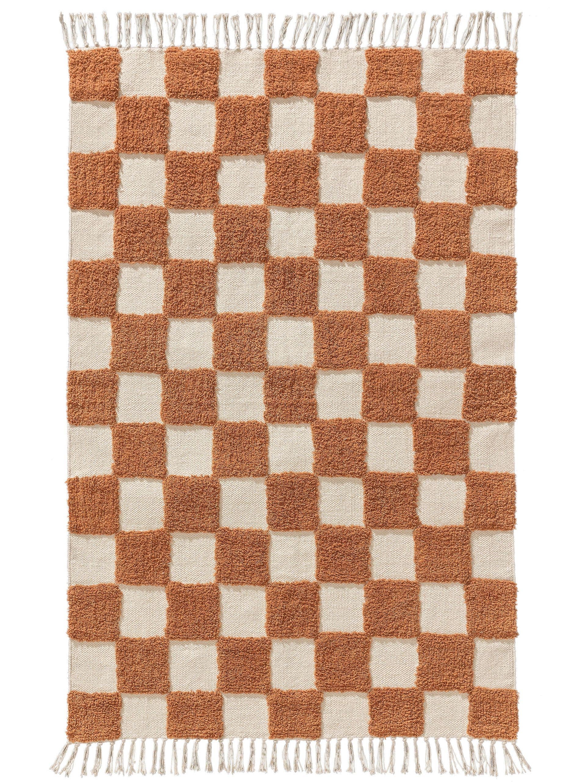 Kinderteppich Caro Terracotta