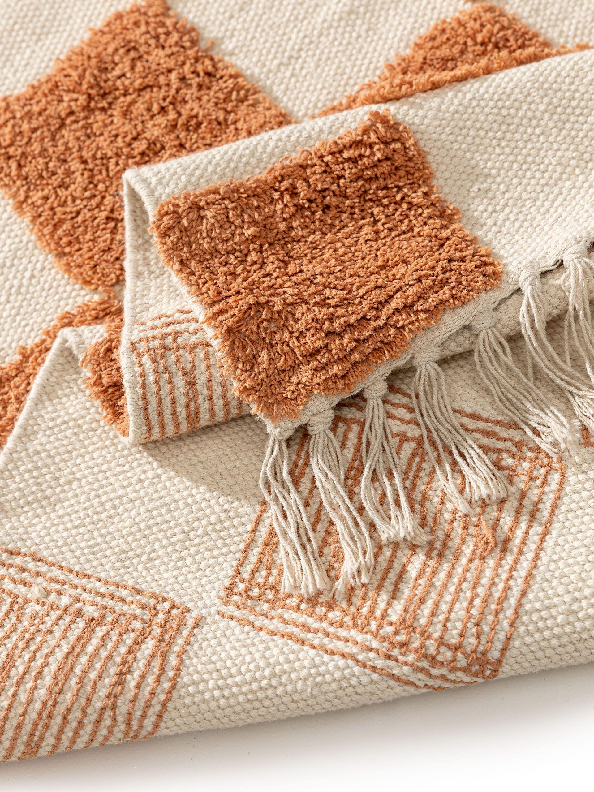 Kinderteppich Caro Terracotta