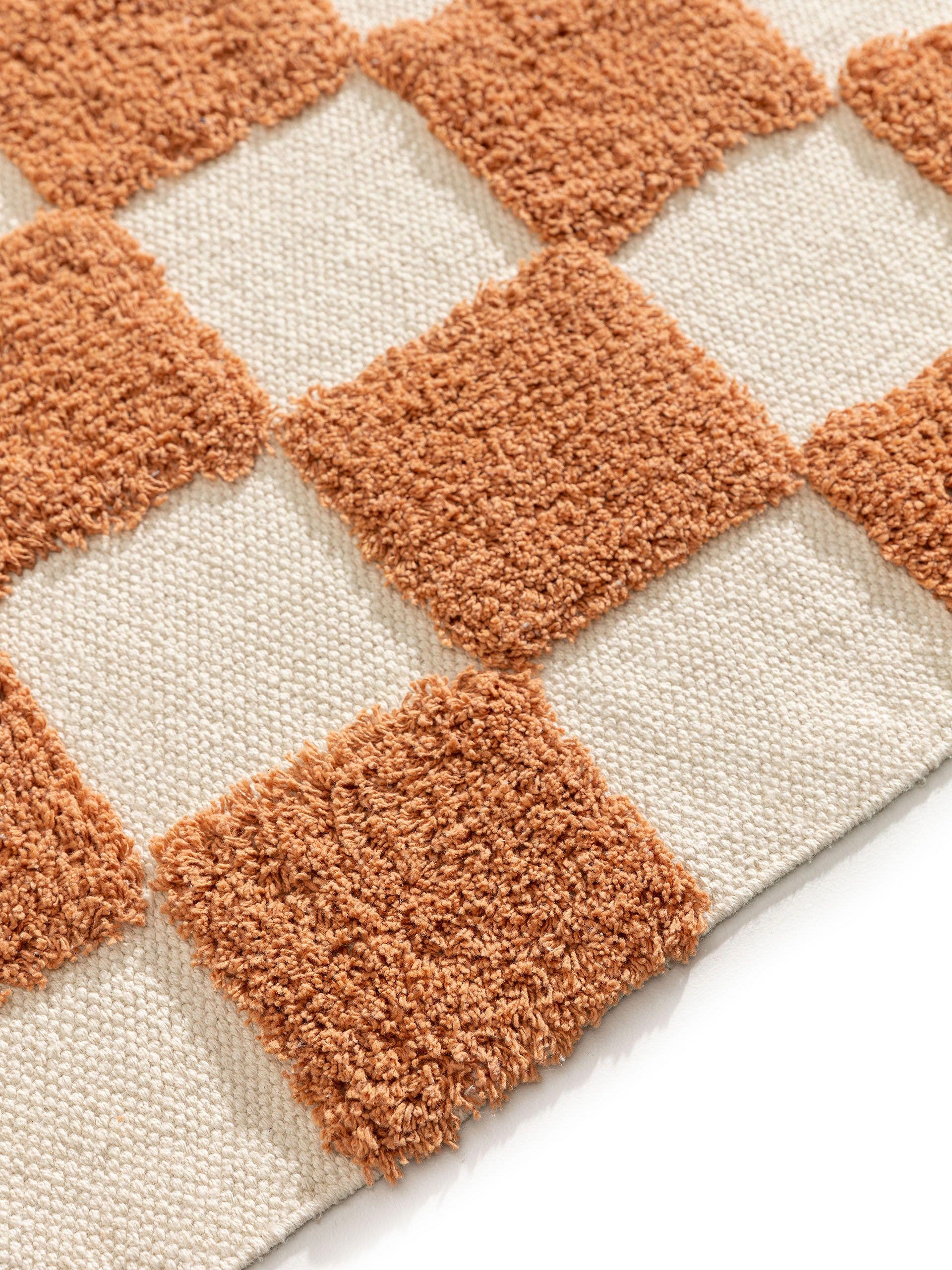 Kinderteppich Caro Terracotta