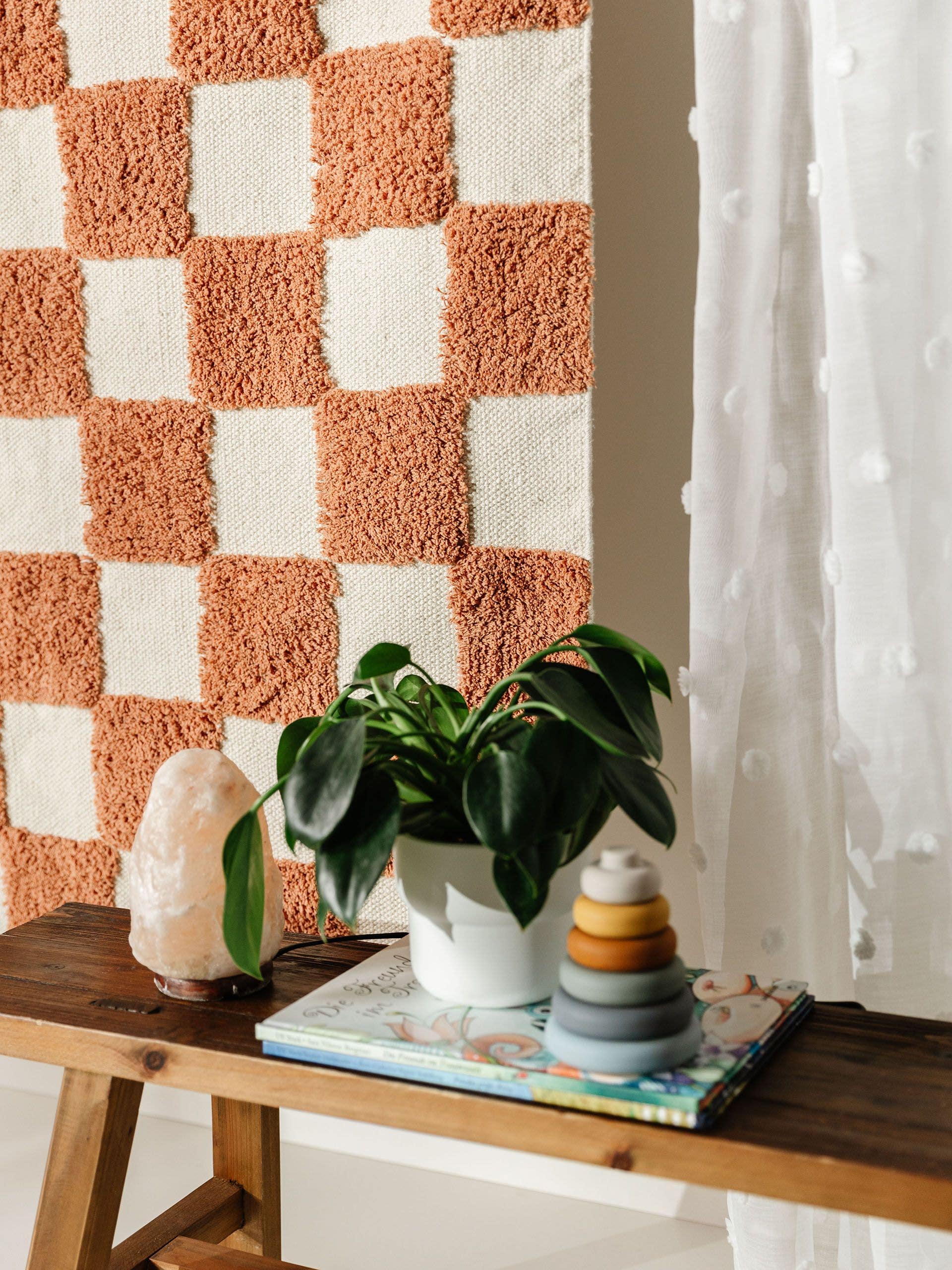 Kinderteppich Caro Terracotta