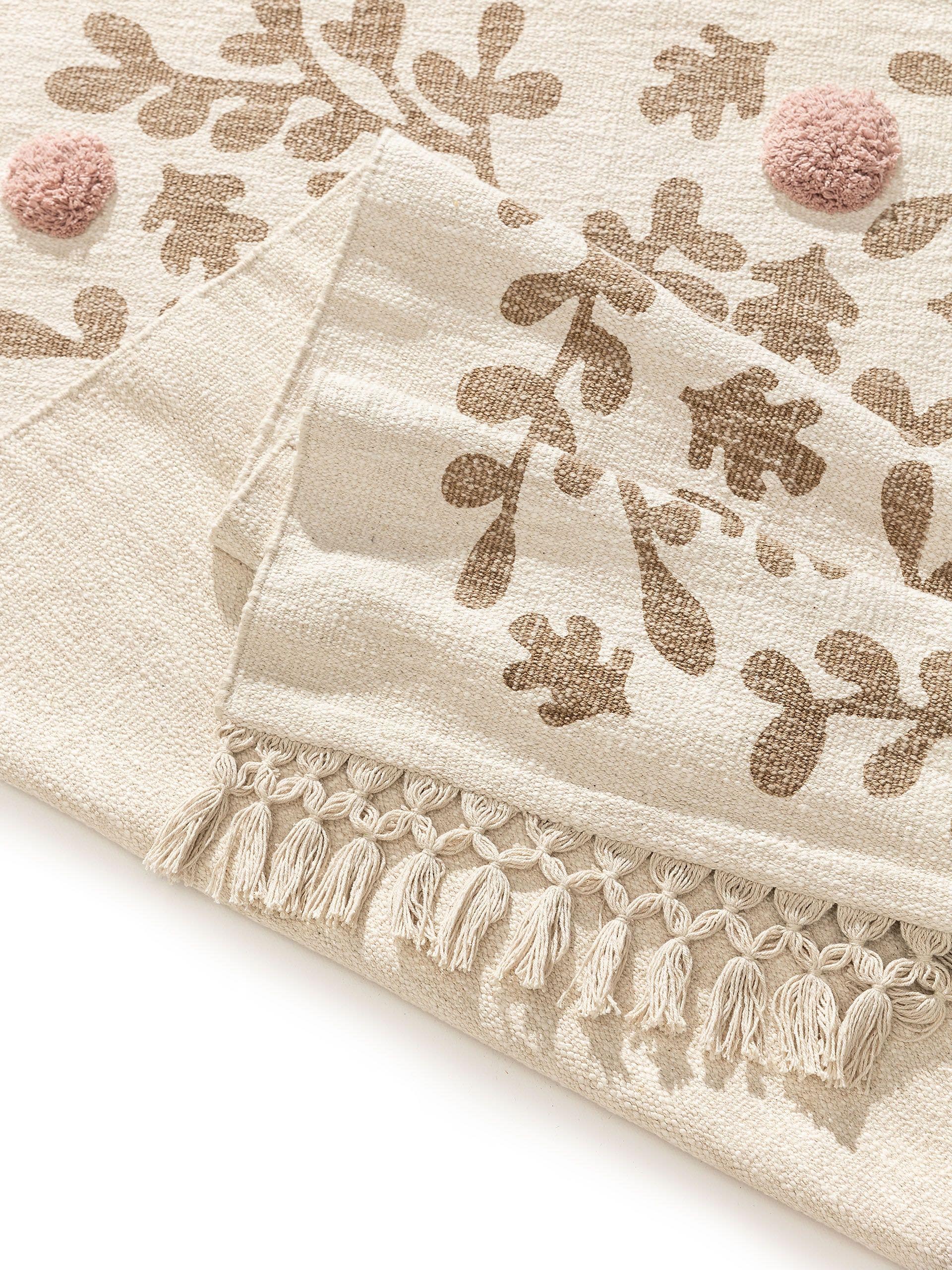 Kinderteppich Hana Cream/Rosa