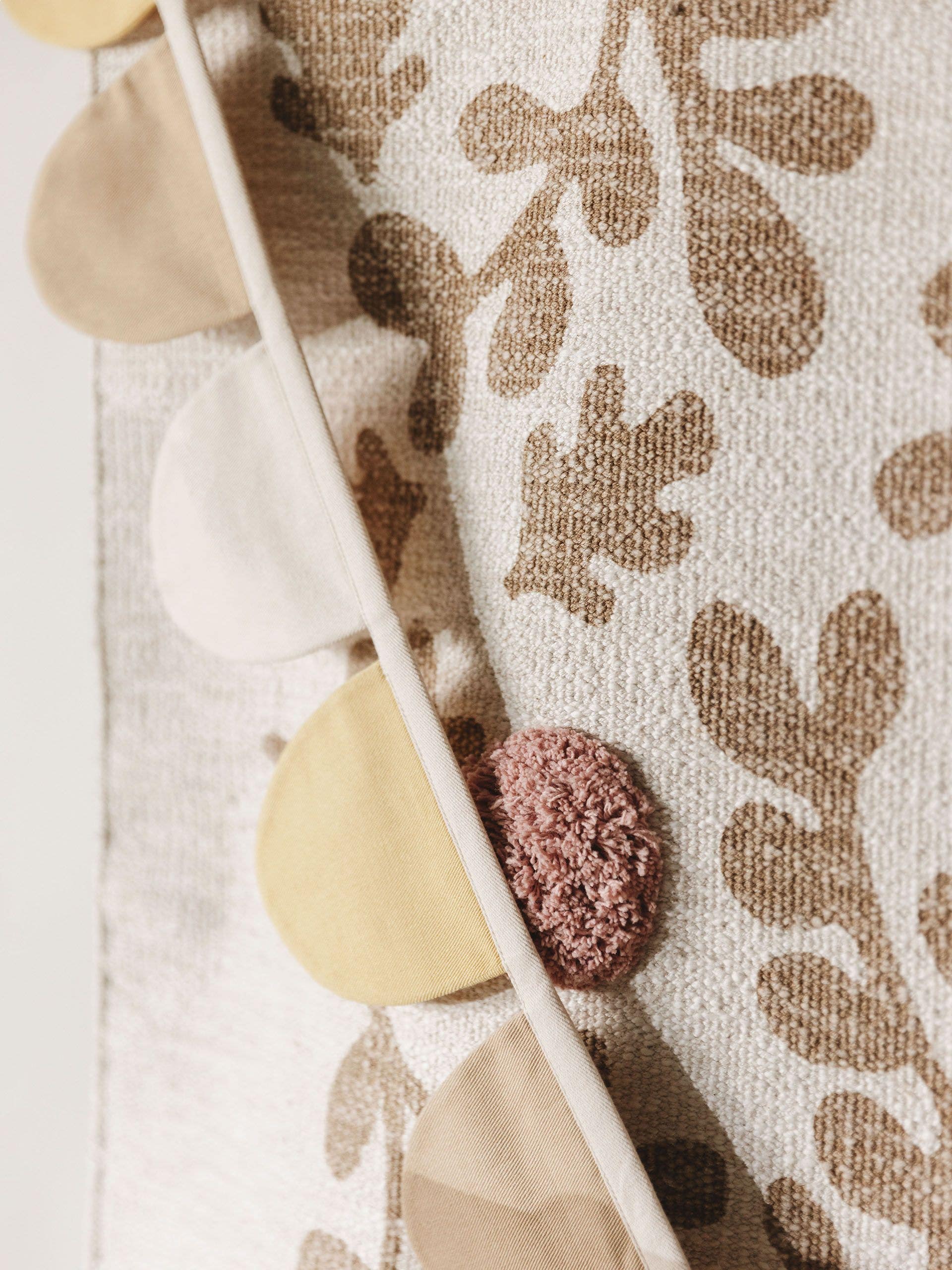 Kinderteppich Hana Cream/Rosa
