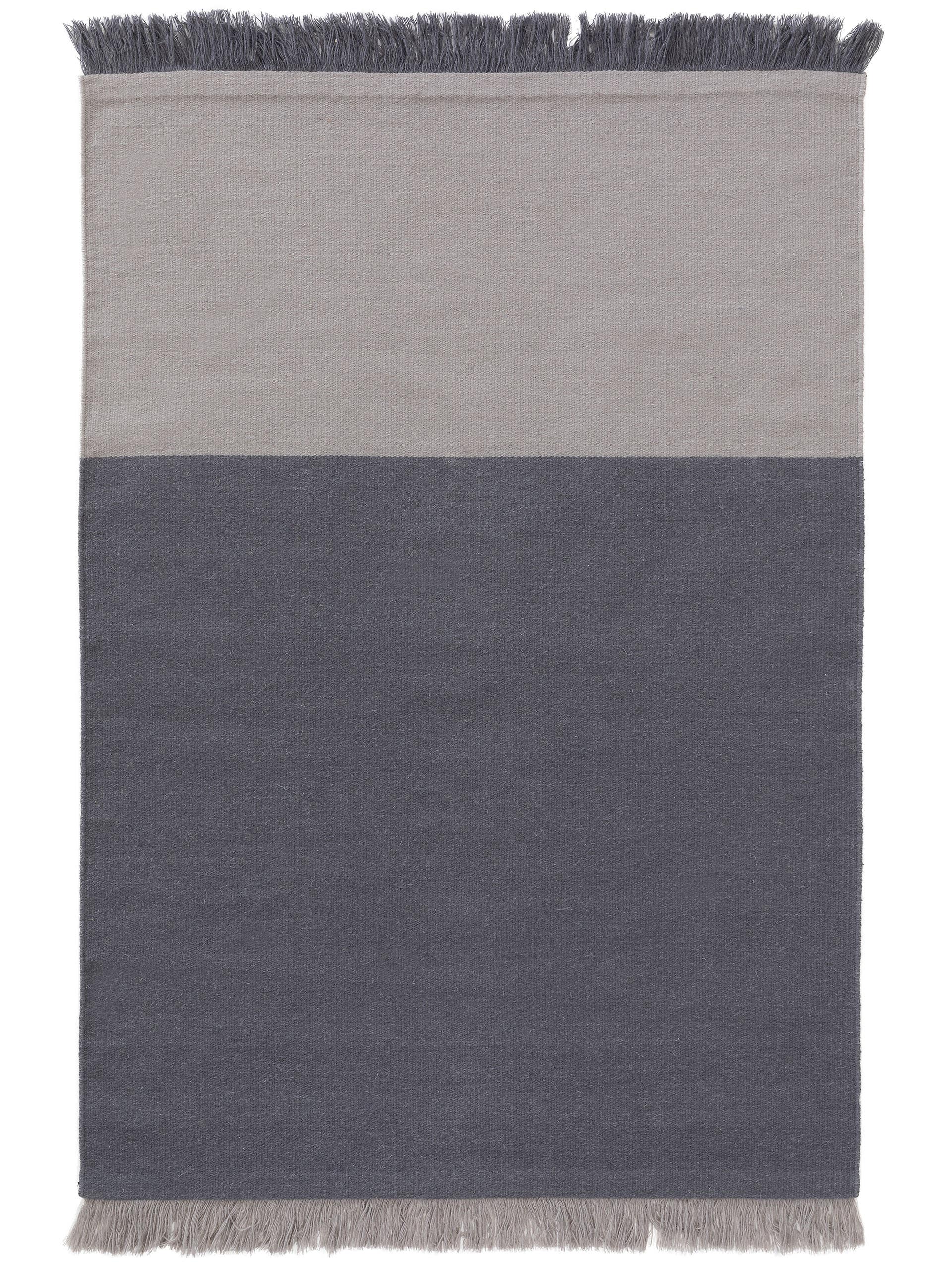 Tapis en laine Blok /Rouge foncé